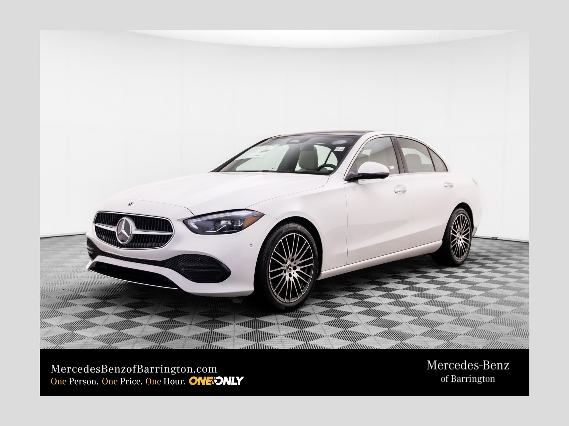 Polar White 2026 Mercedes-Benz C-Class Sedan All-Wheel Drive 9-Speed Automatic