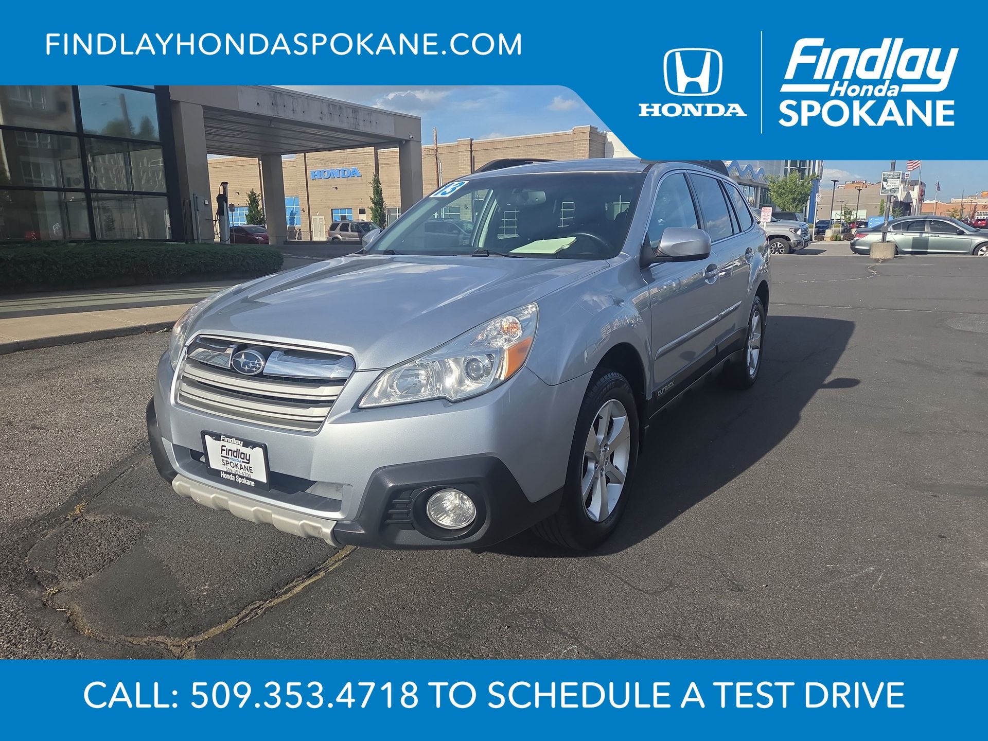 Ice Silver Metallic 2013 Subaru Outback Wagon All-Wheel Drive Continuously Variable Transmission