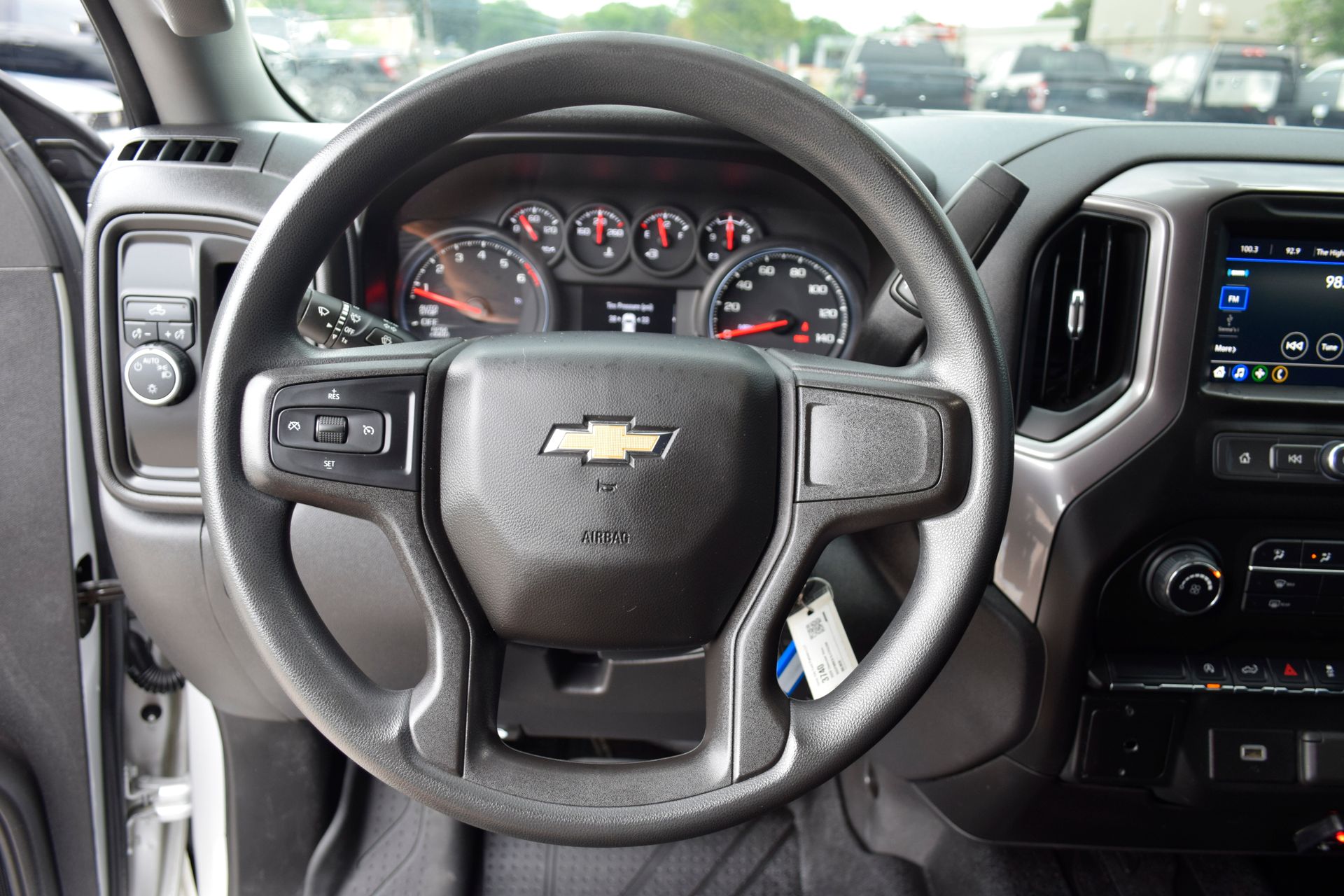 2020 Chevrolet Silverado 1500 Custom Silver at Bayway Cadillac of The Woodlands