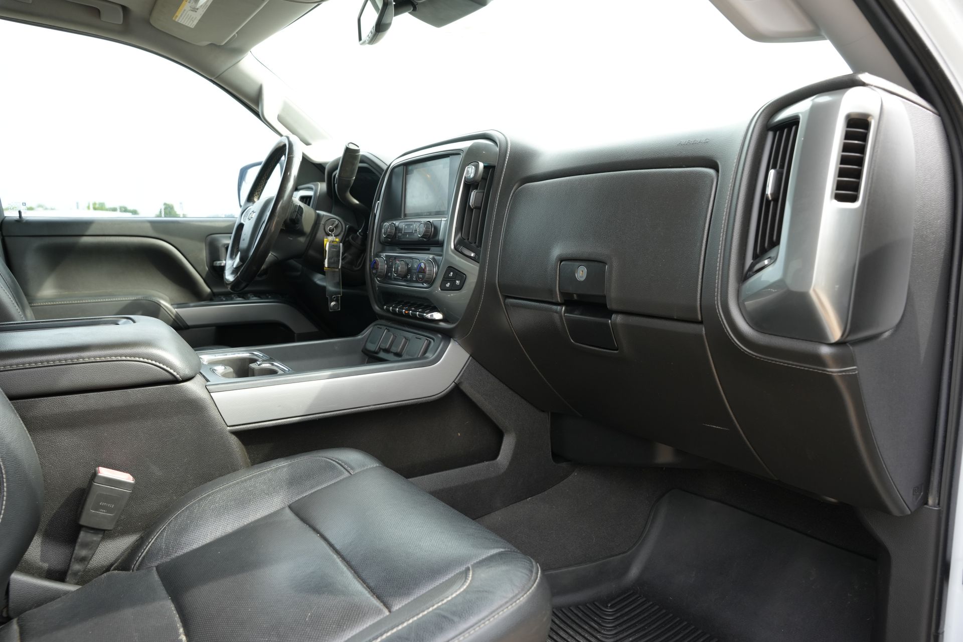 2018 Chevrolet Silverado 1500 LTZ White at Monument Chevrolet