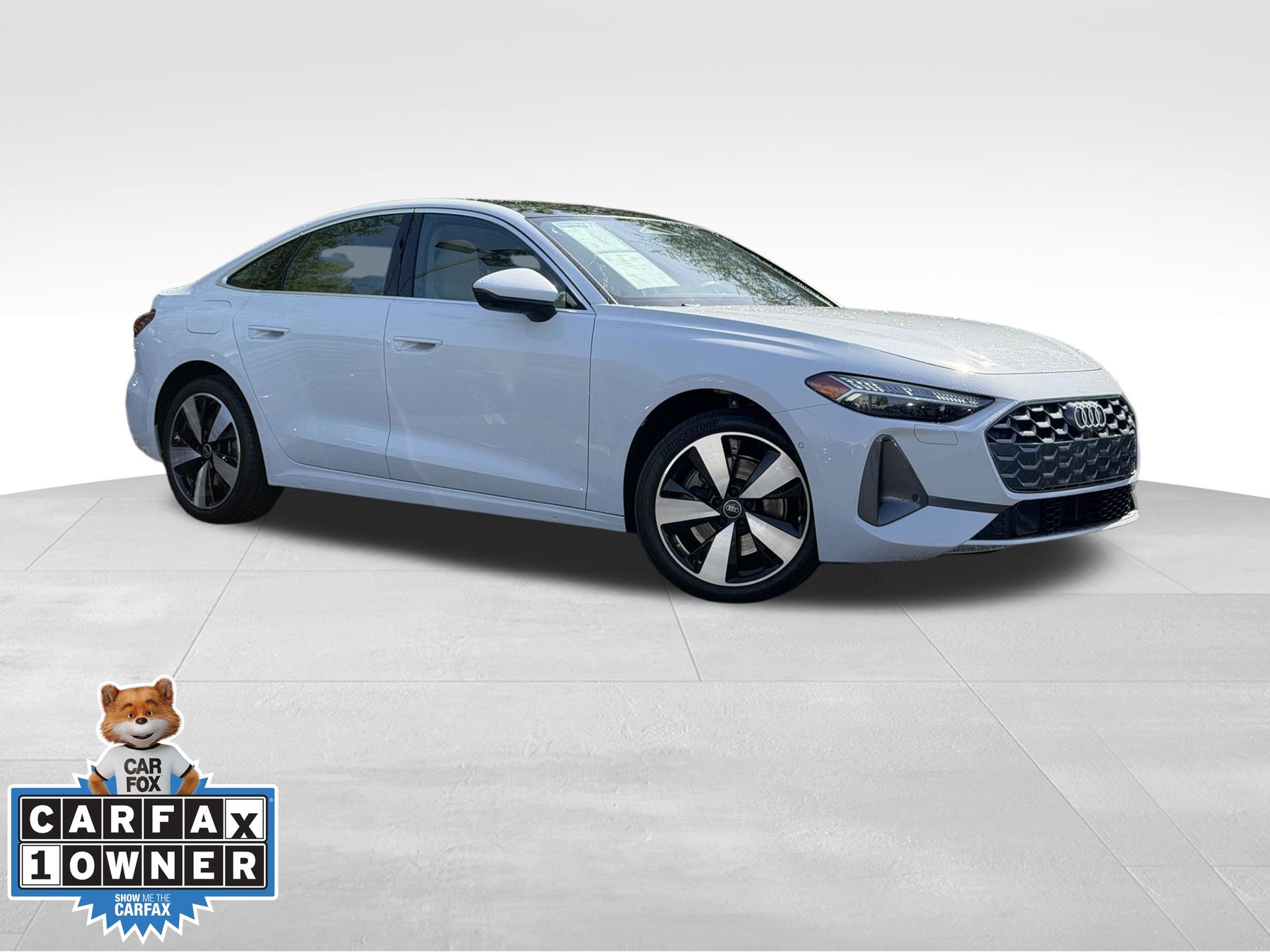 Glacier White Metallic 2025 Audi A5 quattro Prestige Sedan Sedan All-Wheel Drive 7-Speed Automatic