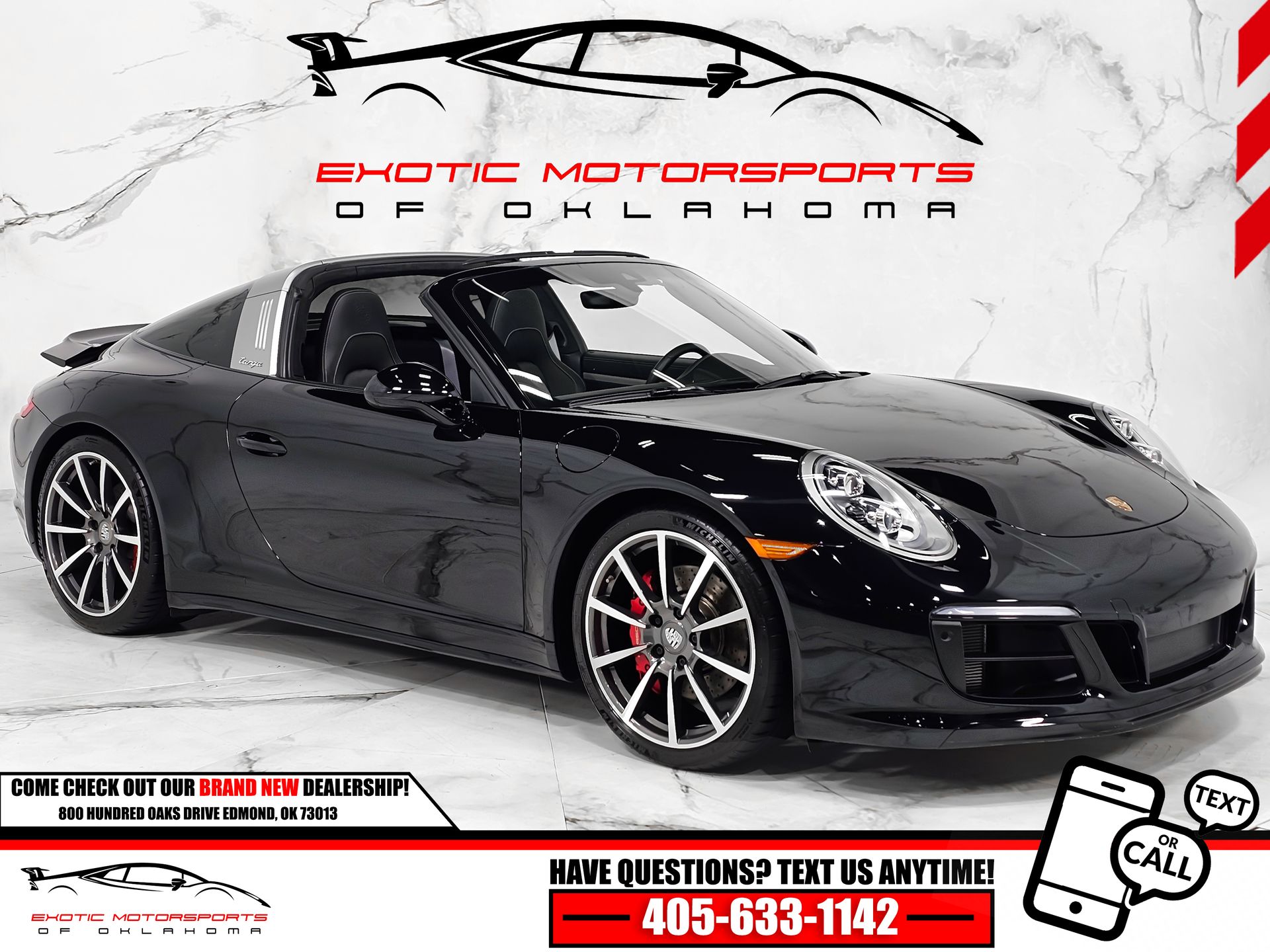 2019 Porsche 911 Targa 4S Cabriolet AWD