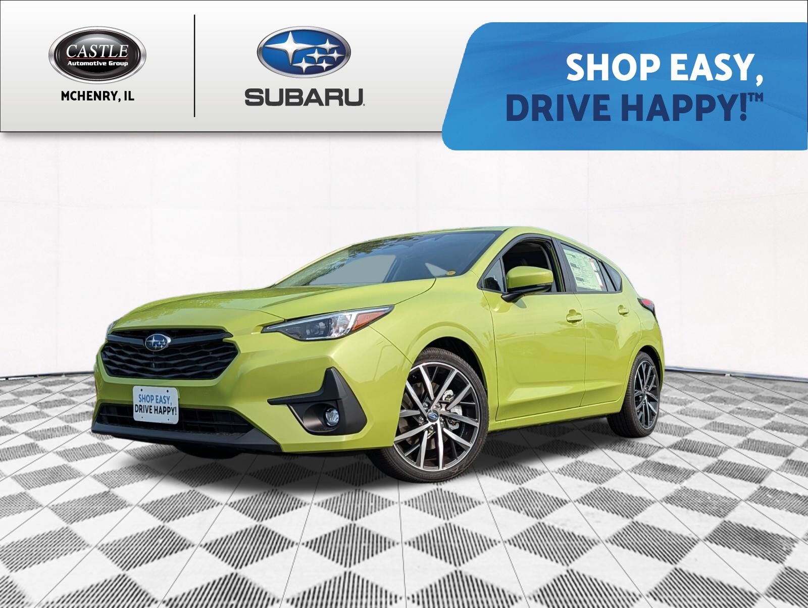Citron Yellow Pearl 2026 Subaru Impreza Wagon All-Wheel Drive Continuously Variable Transmission