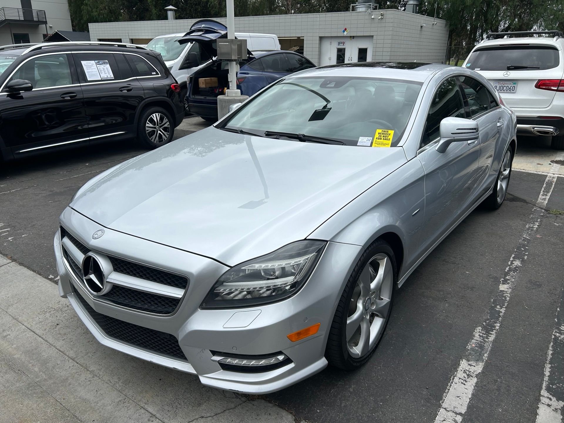 Iridium Silver Metallic 2012 Mercedes-Benz CLS Sedan Rear-Wheel Drive 7-Speed Automatic