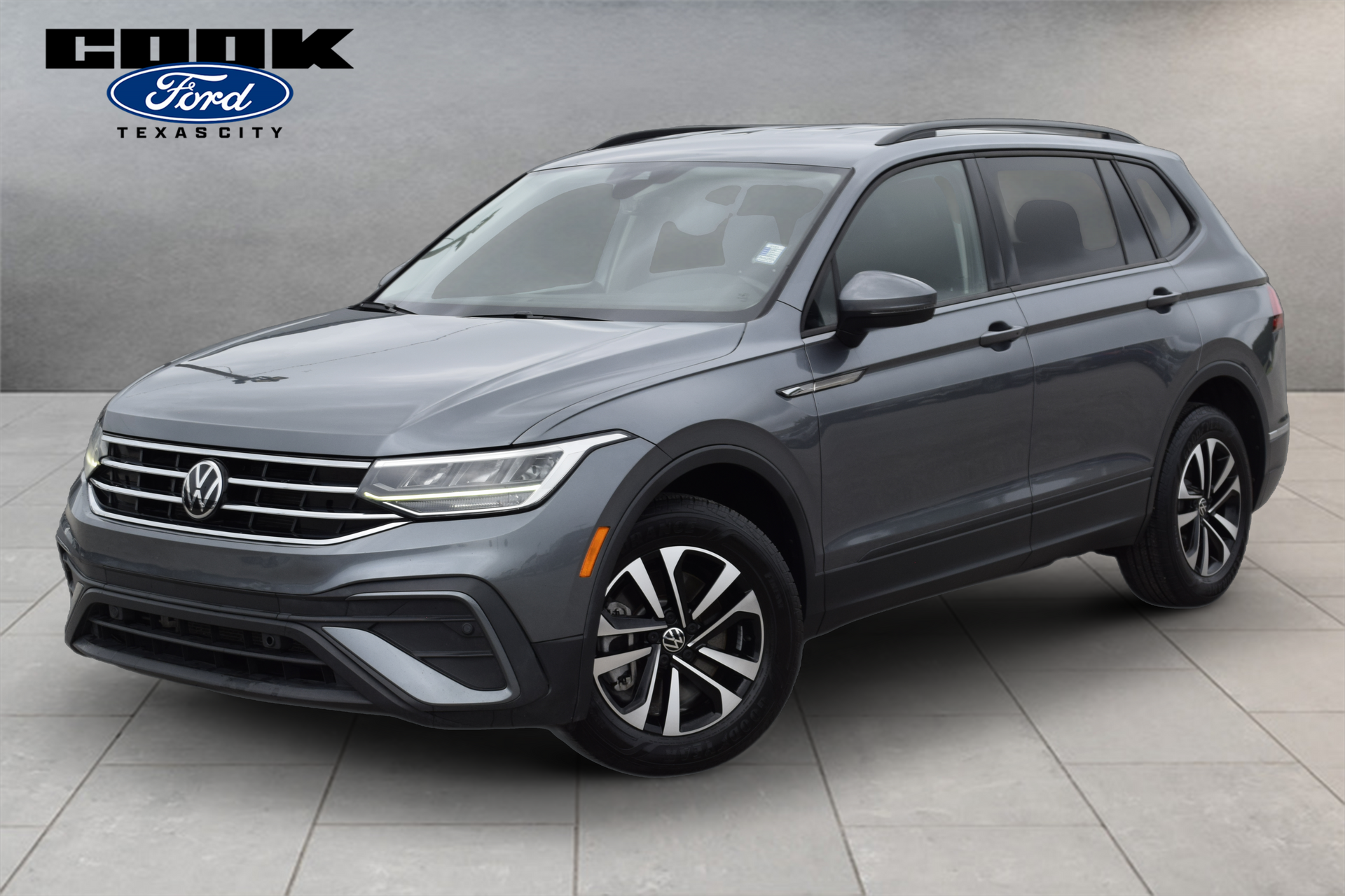 2023 Volkswagen Tiguan 2.0T S Gray at Texan Dodge Chrysler Jeep Ram