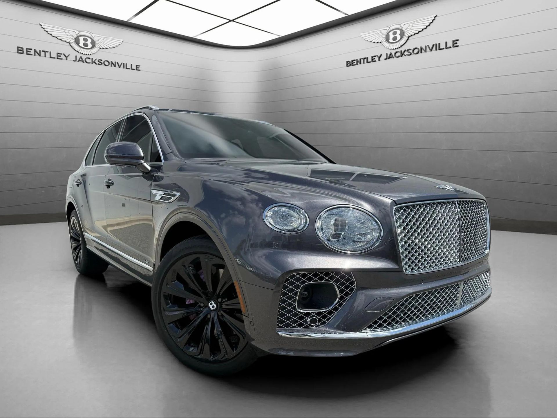 2021 Bentley Bentayga V8 AWD Gris (Magnetic/Rose Gold) SUV/Crossover Tracción en las cuatro ruedas 8 velocidades Automática