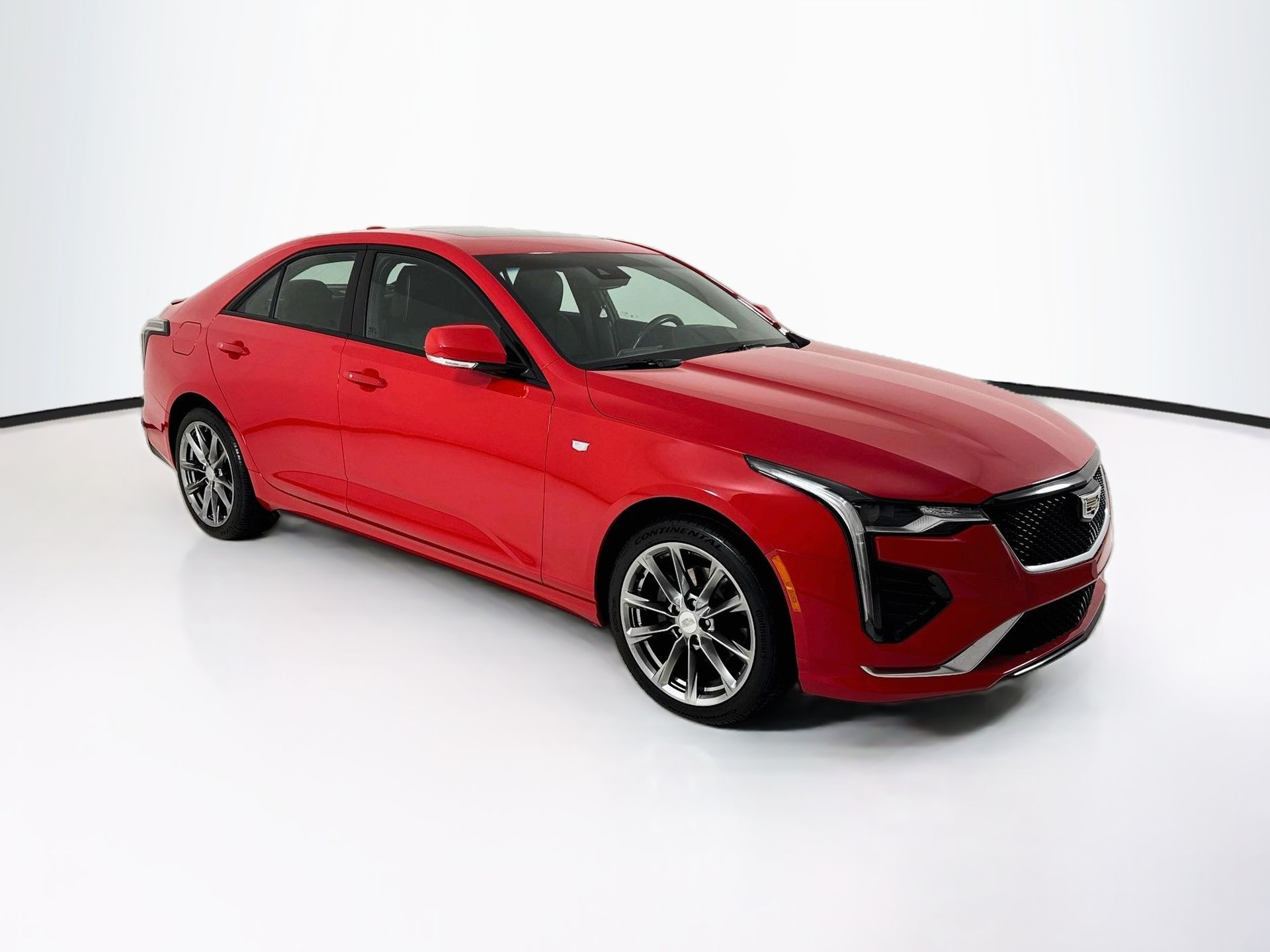 Velocity Red 2021 Cadillac CT4 Sedan Rear-Wheel Drive 8-Speed Automatic