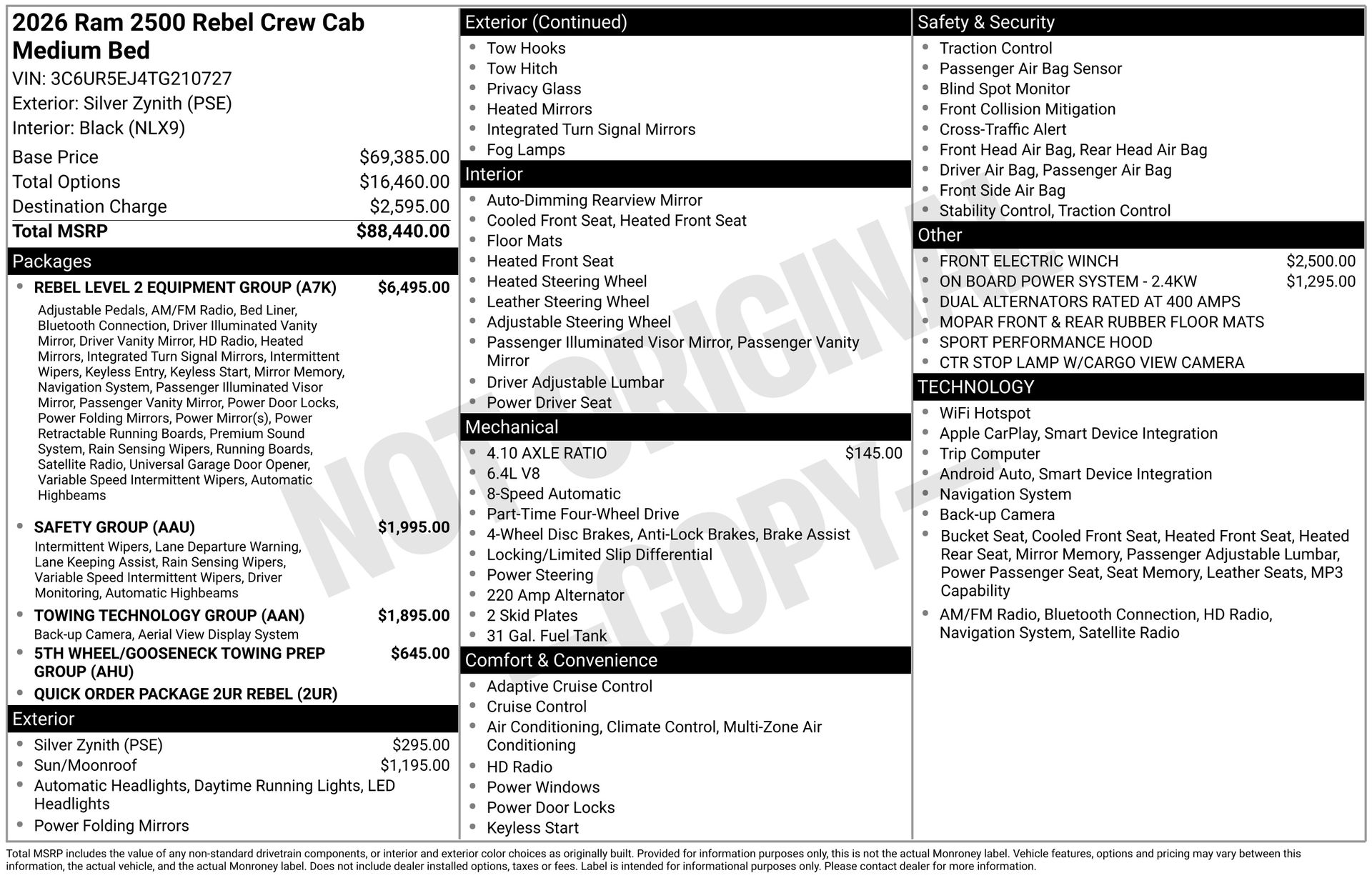 2026 RAM 2500 - Image 1