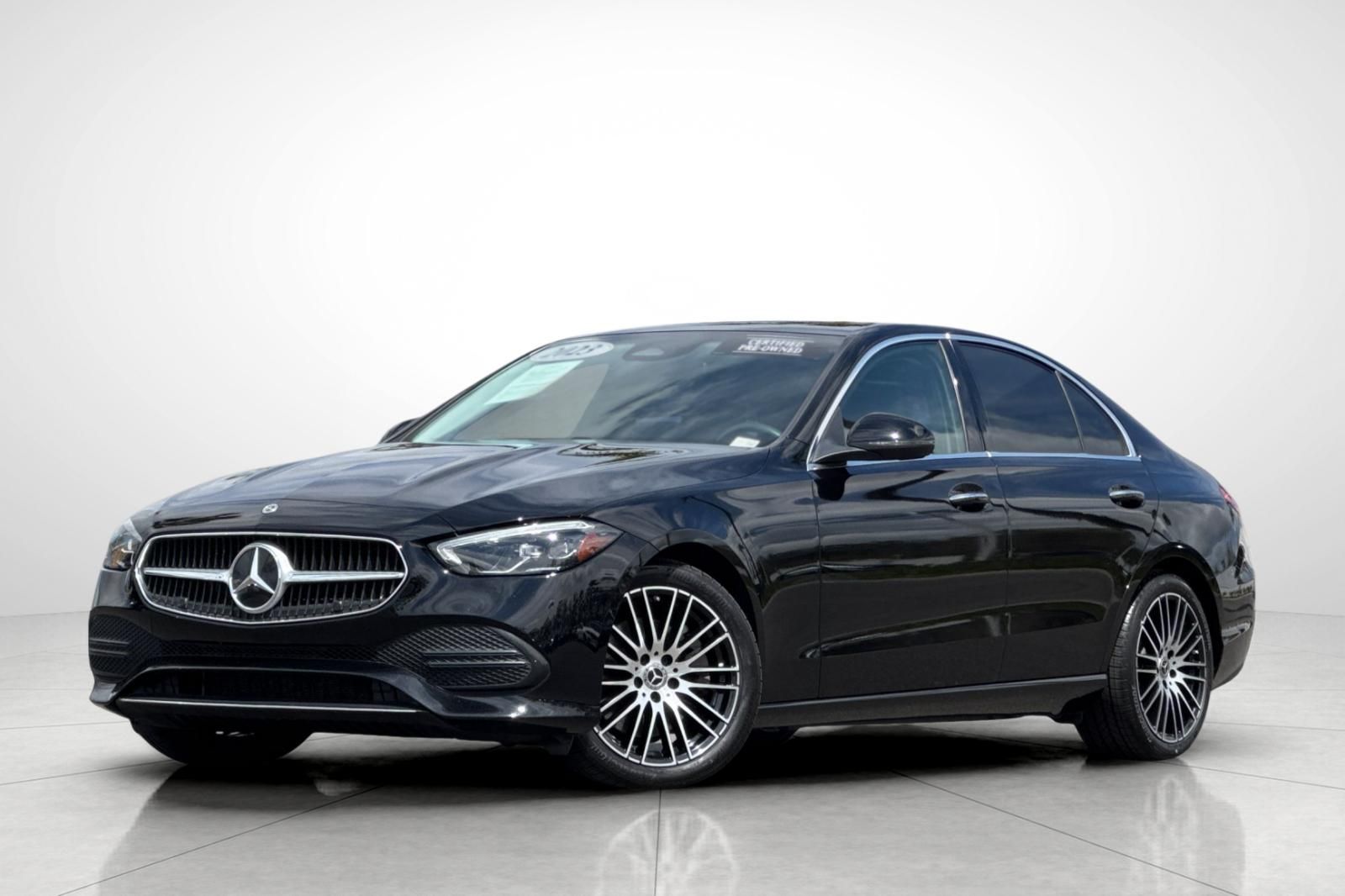 Black 2023 Mercedes-Benz C-Class Sedan Rear-Wheel Drive 9-Speed Automatic
