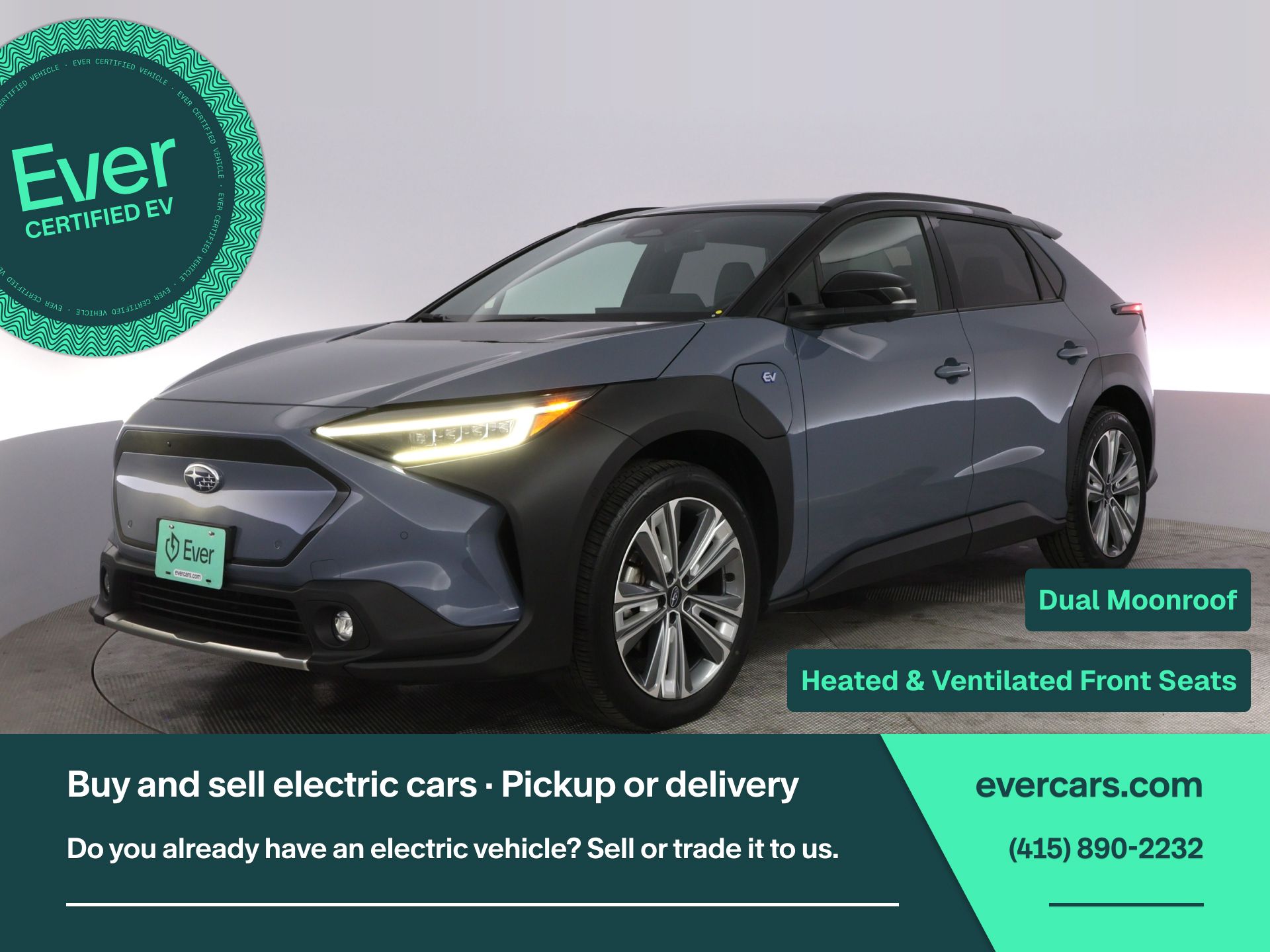 Gray Pearl 2023 Subaru Solterra Touring AWD SUV / Crossover All-Wheel Drive 1-Speed Automatic