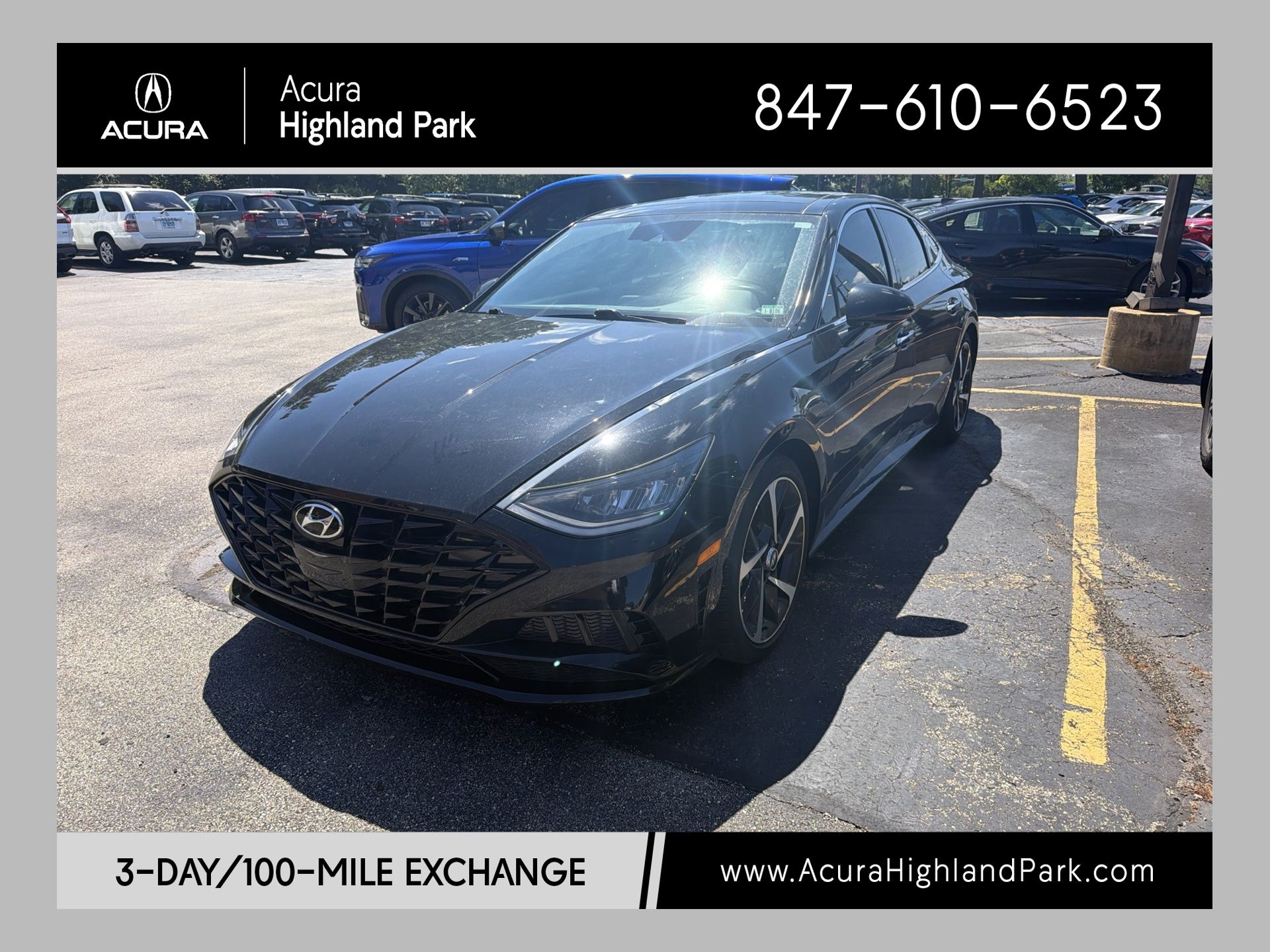 Onyx Black 2023 Hyundai Sonata Sedan Front-Wheel Drive 8-Speed Automatic