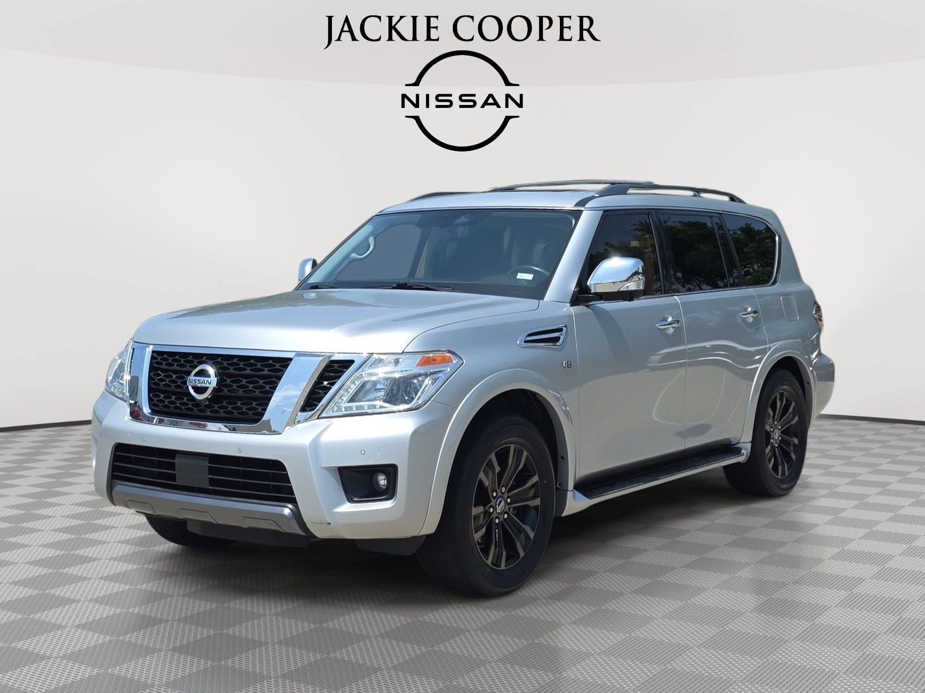 Brilliant Silver Metallic 2019 Nissan Armada SUV / Crossover Four-Wheel Drive 7-Speed Automatic