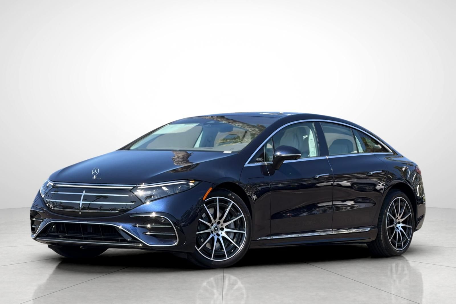 Nautical Blue Metallic 2026 Mercedes-Benz EQS Sedan All-Wheel Drive 1-Speed Automatic