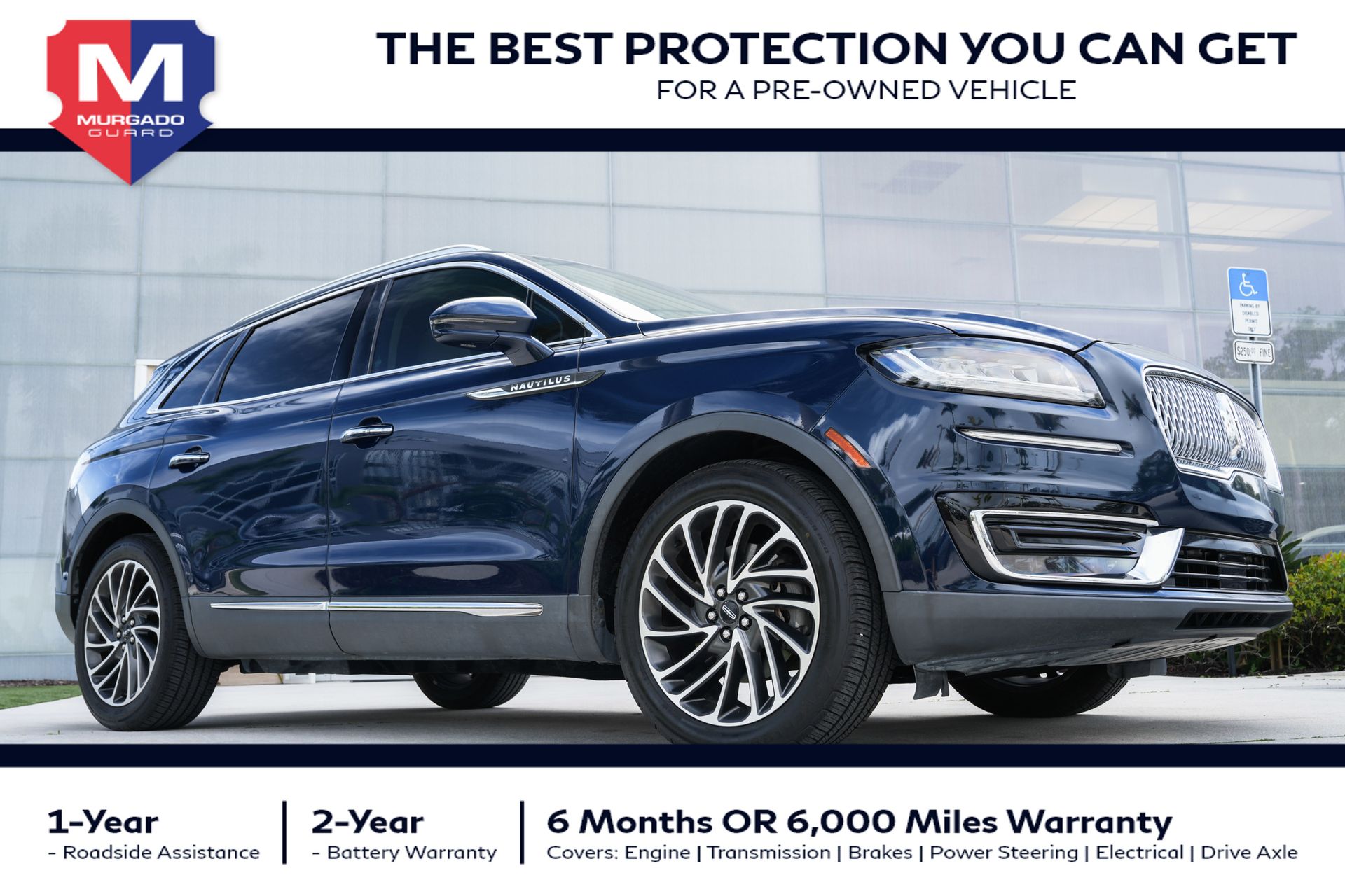 Rhapsody Blue Metallic 2019 Lincoln Nautilus Reserve FWD SUV / Crossover Front-Wheel Drive 8-Speed Automatic