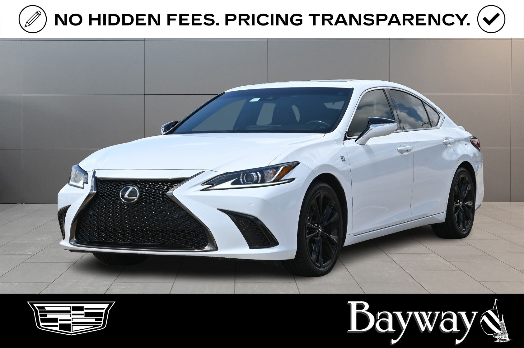 2022 Lexus ES 350 F Sport White at Bayshore Chrysler Jeep Dodge Ram