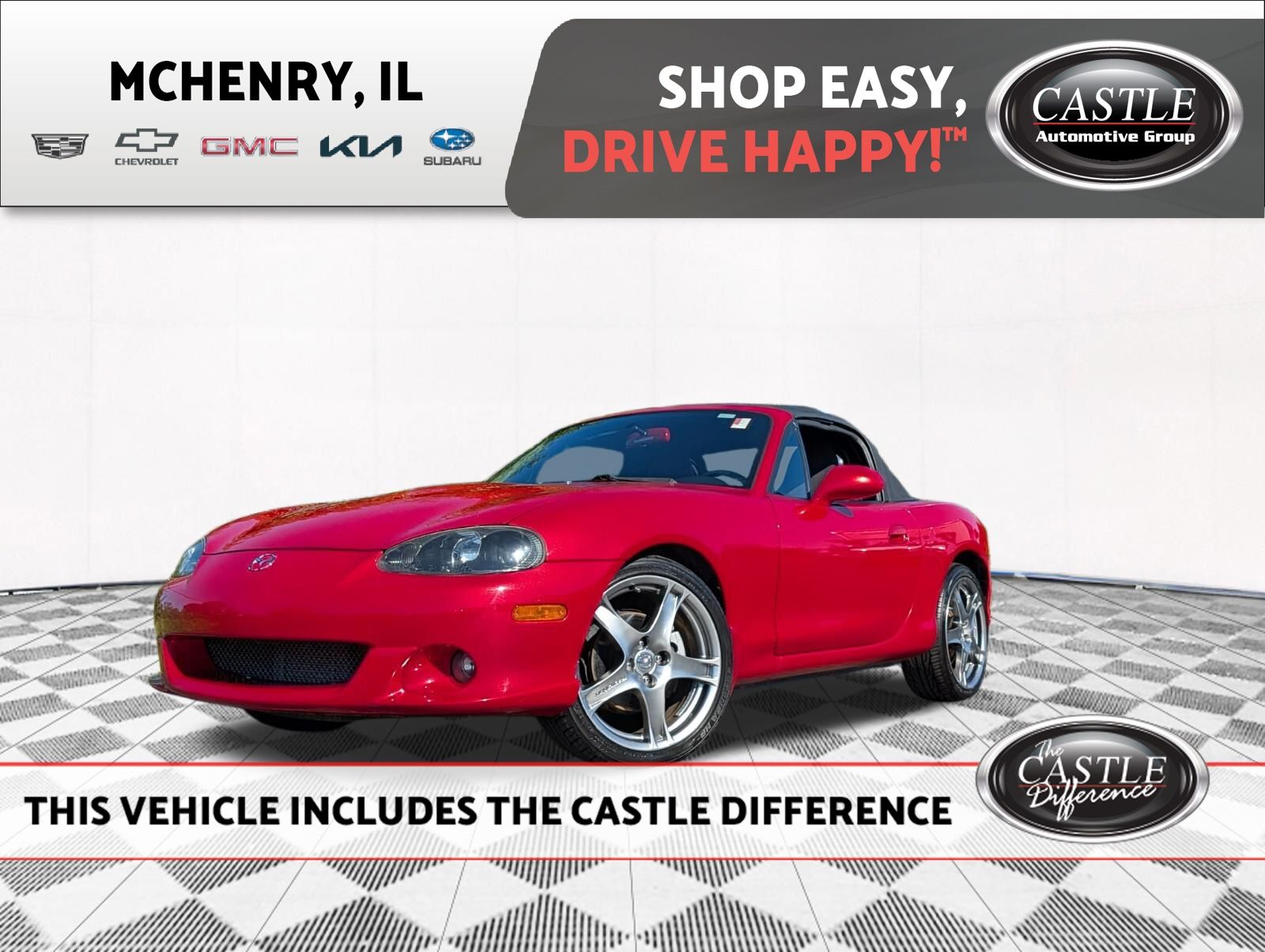 Velocity Red Mica 2005 Mazda MAZDASPEED MX-5 Miata Convertible Rear-Wheel Drive 6-Speed Manual Overdrive