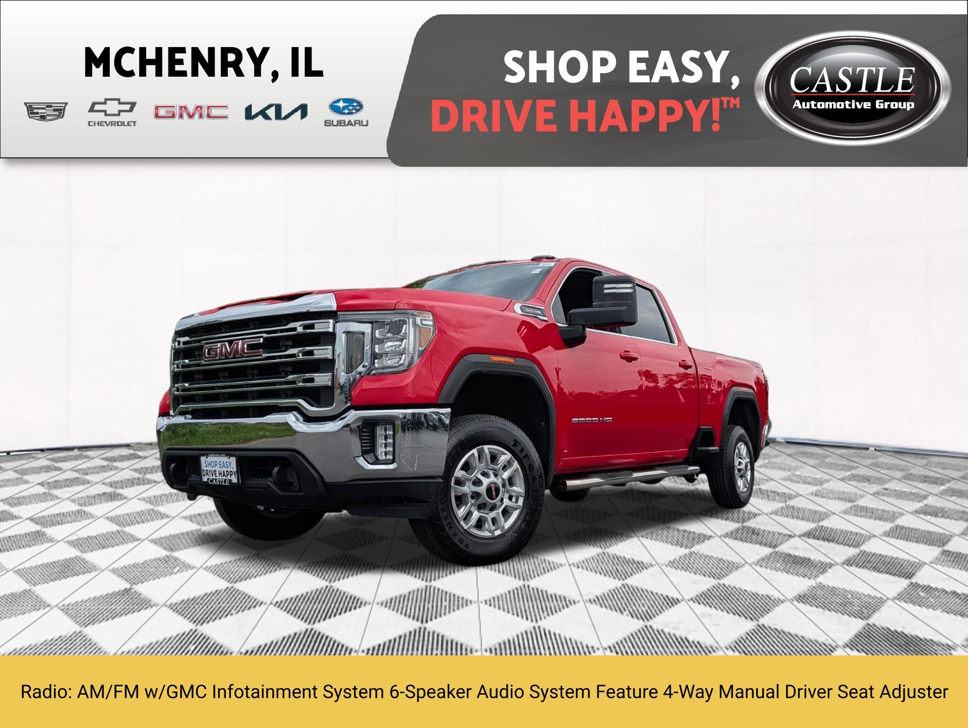 Cardinal Red 2020 GMC Sierra 2500HD Pickup Truck Four-Wheel Drive 6-Speed Automatic