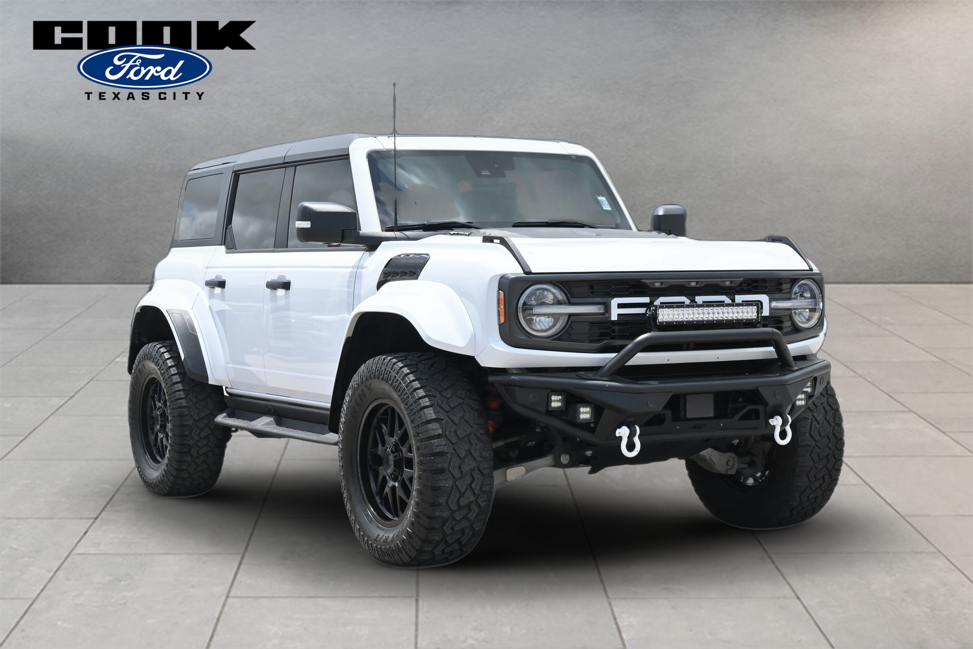 2024 Ford Bronco Raptor White at EAG Ford Navasota