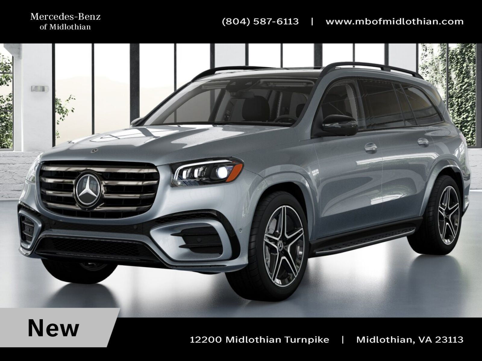 Cirrus Silver Metallic 2026 Mercedes-Benz GLS SUV / Crossover All-Wheel Drive 9-Speed Automatic
