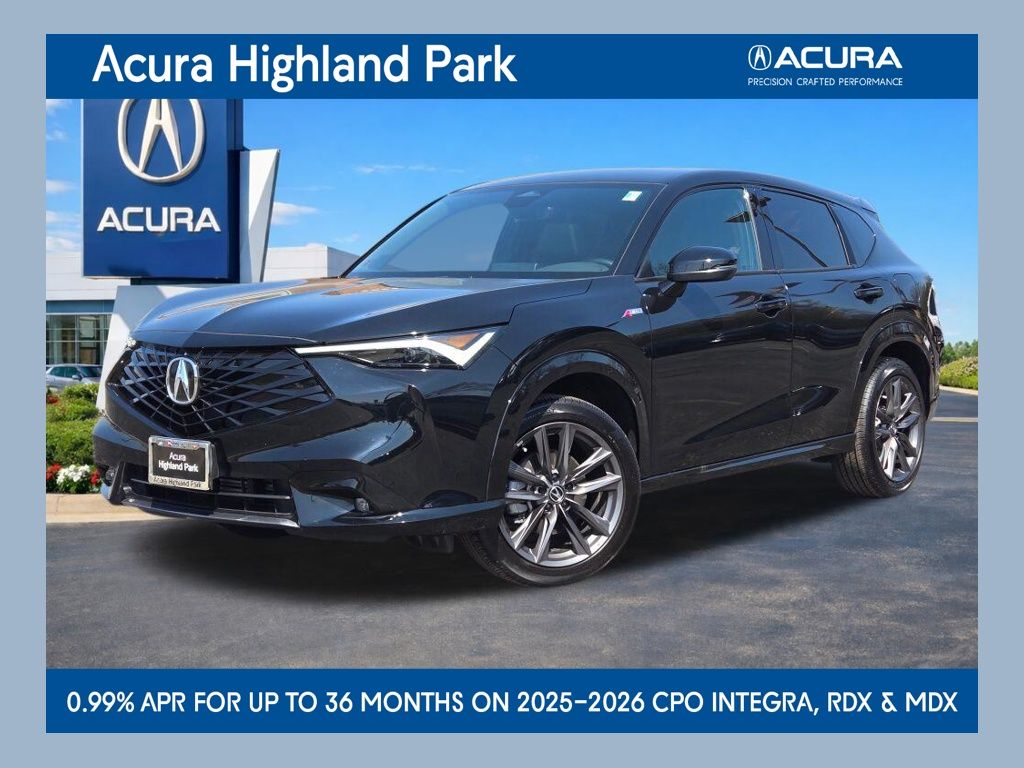 Crystal Black Pearl 2025 Acura ADX SH-AWD with A-SPEC Package SUV / Crossover All-Wheel Drive Continuously Variable Transmission