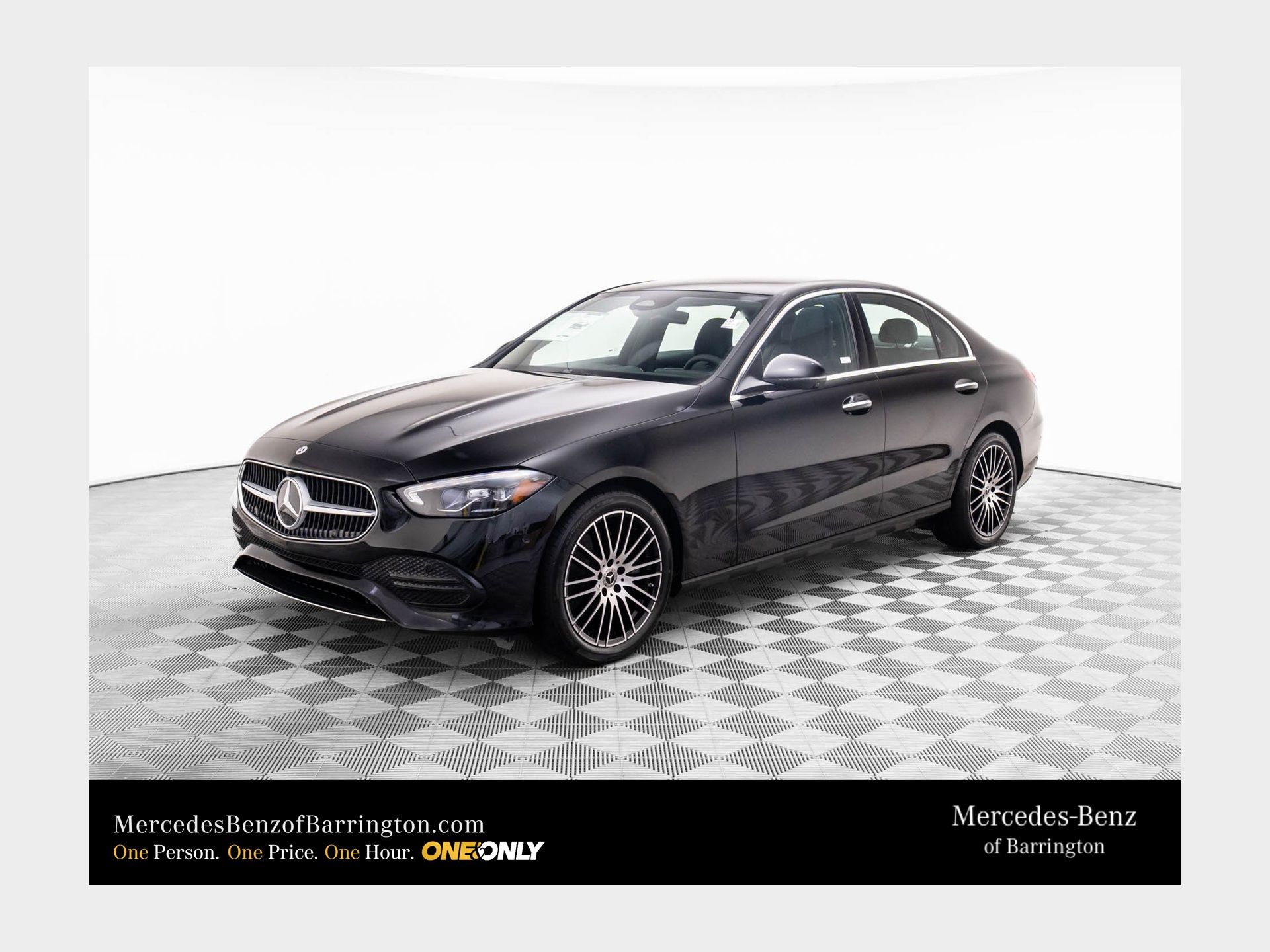 Black 2026 Mercedes-Benz C-Class Sedan All-Wheel Drive 9-Speed Automatic