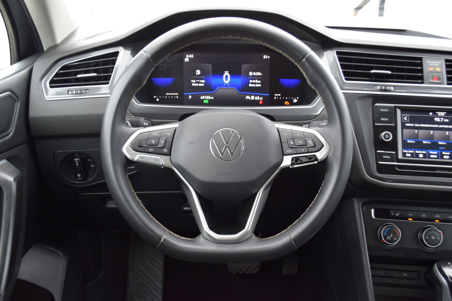 2023 Volkswagen Tiguan 2.0T S Gray at Texan Dodge Chrysler Jeep Ram