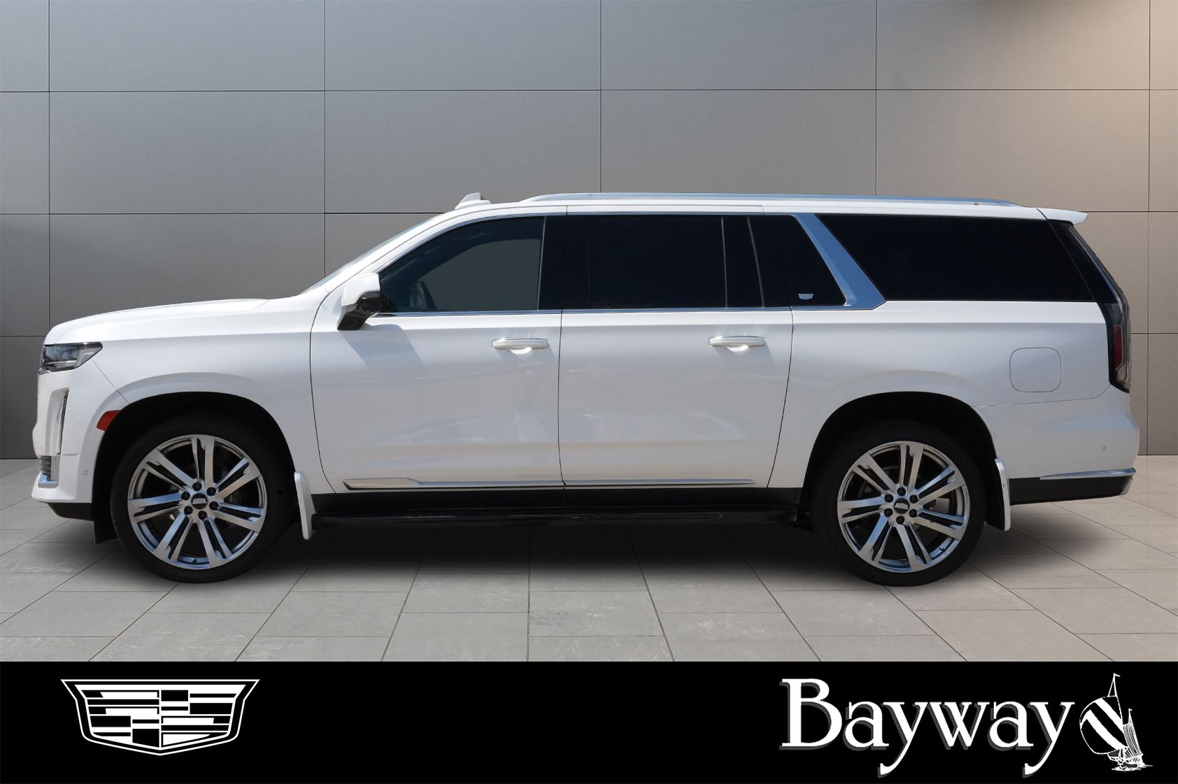 2021 Cadillac Escalade ESV Premium White at DeMontrond Automotive Group