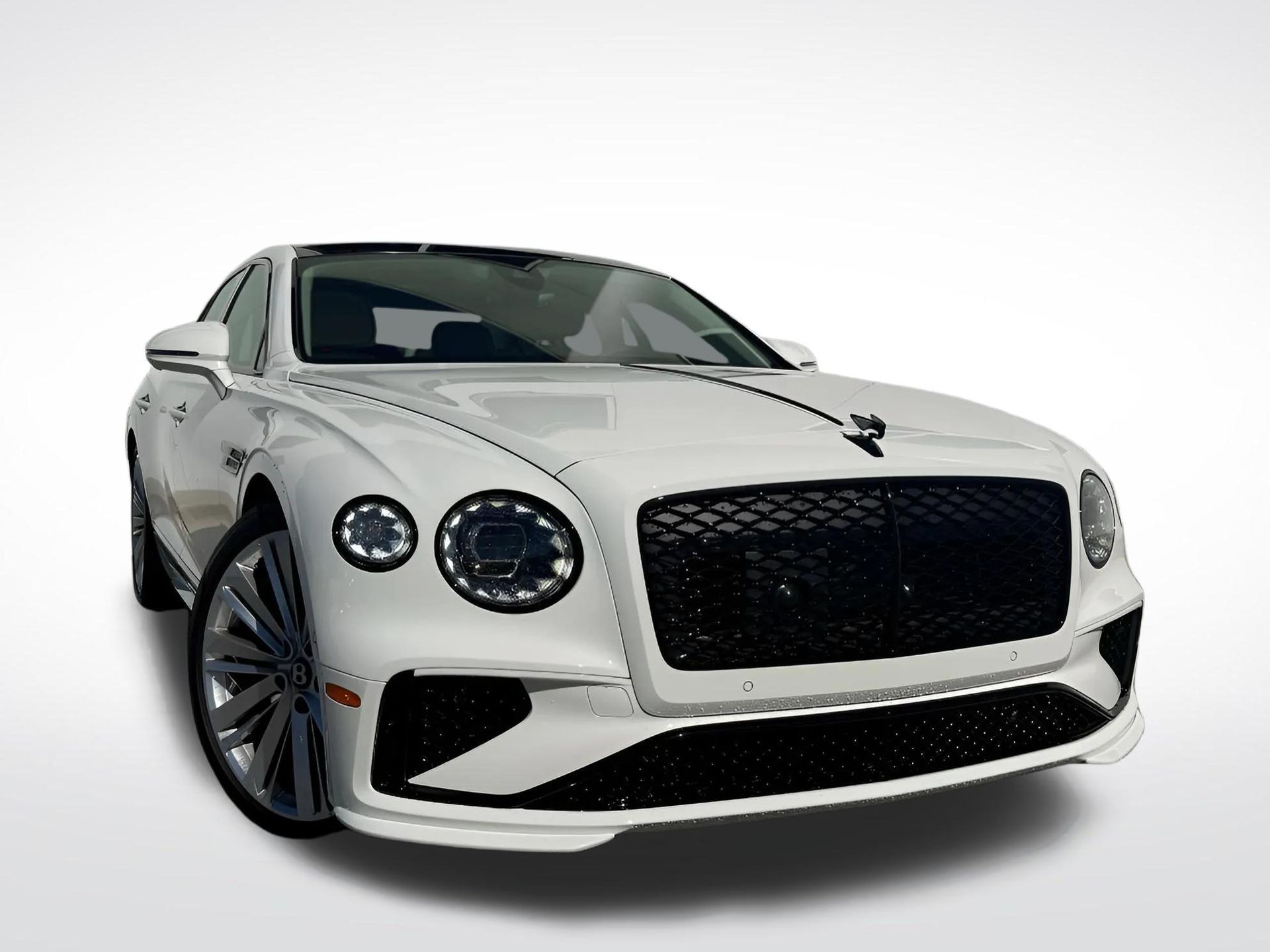 Glacier White 2025 Bentley Flying Spur Speed AWD Sedan All-Wheel Drive 8-Speed Dual Clutch