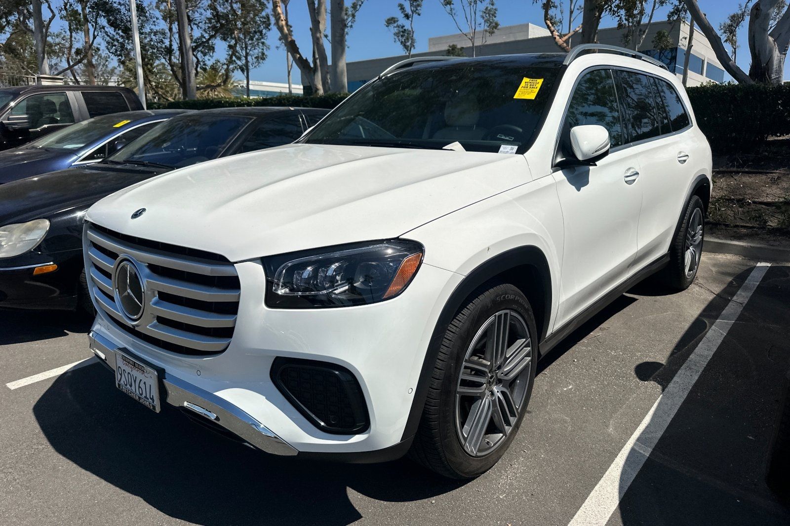 Polar White 2025 Mercedes-Benz GLS 450 4MATIC SUV / Crossover All-Wheel Drive 9-Speed Automatic