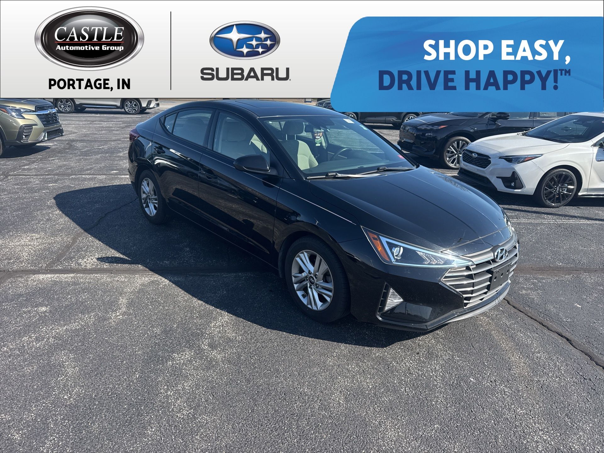 Phantom Black 2020 Hyundai Elantra Value Edition FWD Sedan Front-Wheel Drive Continuously Variable Transmission