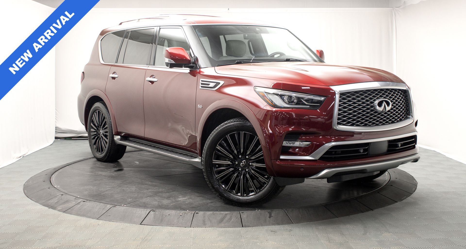 Coulis Red 2020 INFINITI QX80 Limited 4WD SUV / Crossover All-Wheel Drive 7-Speed Automatic