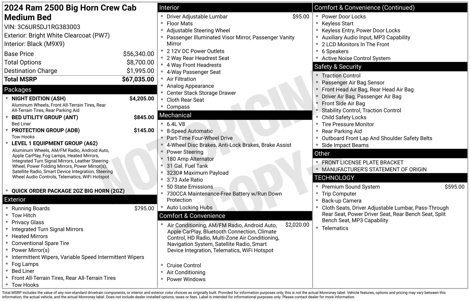 2024 RAM 2500 - Image 3
