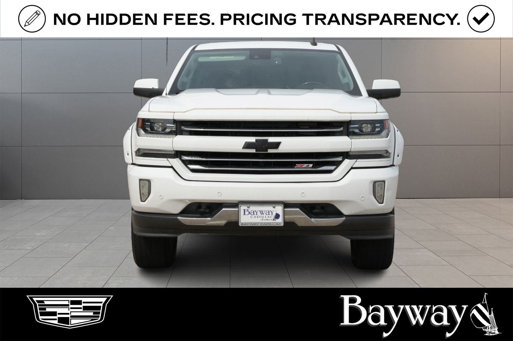2018 Chevrolet Silverado 1500 LTZ White at Community Kia