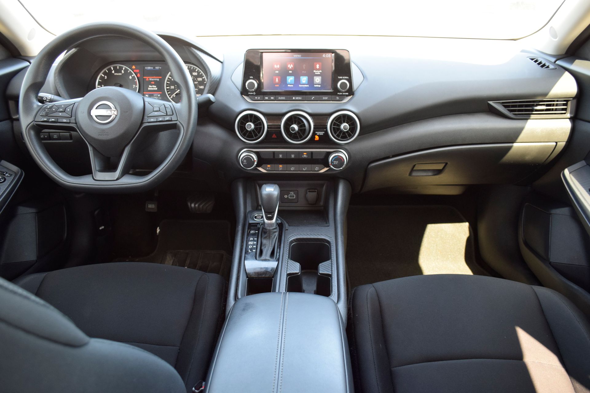 2024 Nissan Sentra S White at Central Houston Nissan