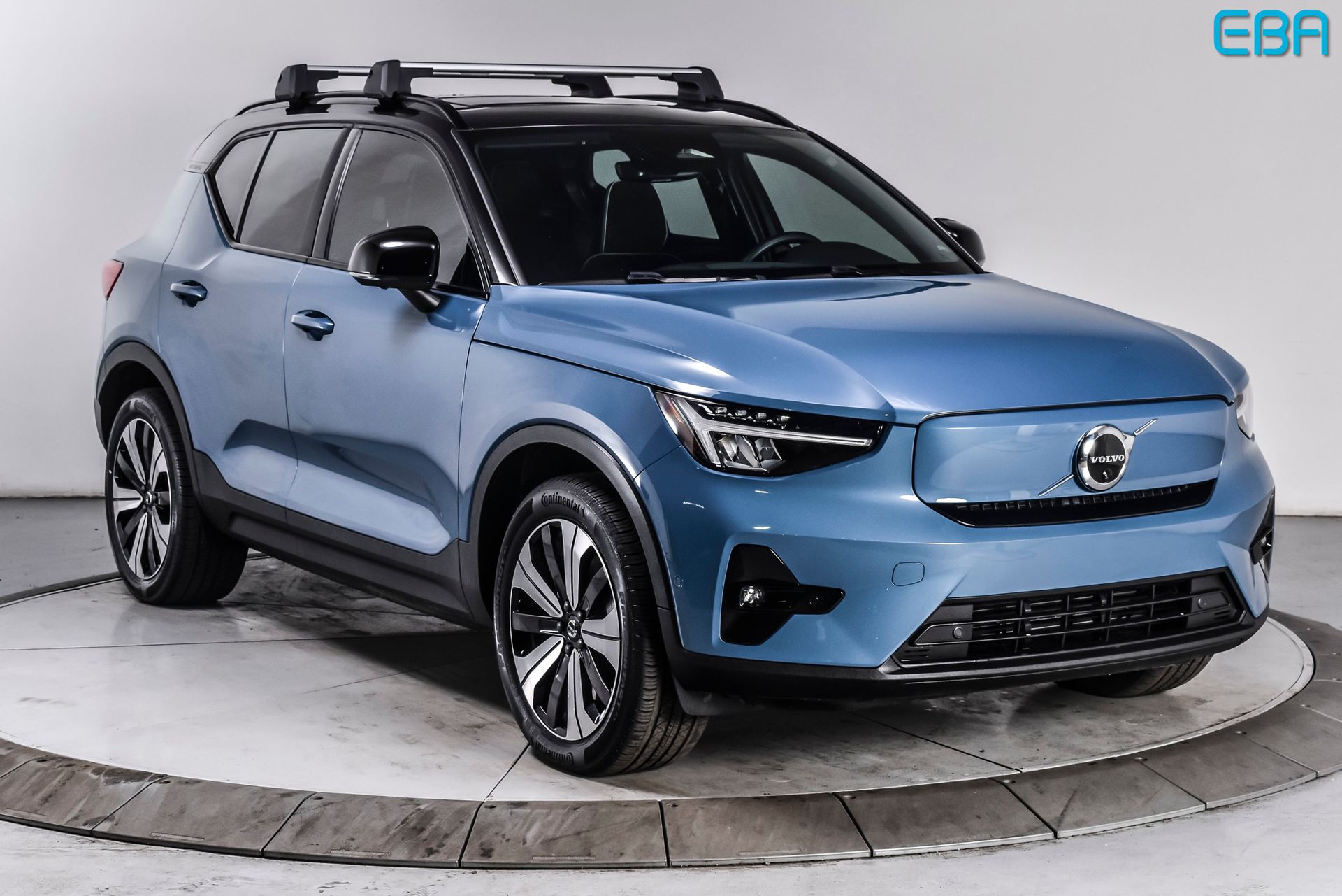 Fjord Blue Metallic 2023 Volvo XC40 Recharge Twin Plus eAWD SUV / Crossover All-Wheel Drive 1-Speed Automatic
