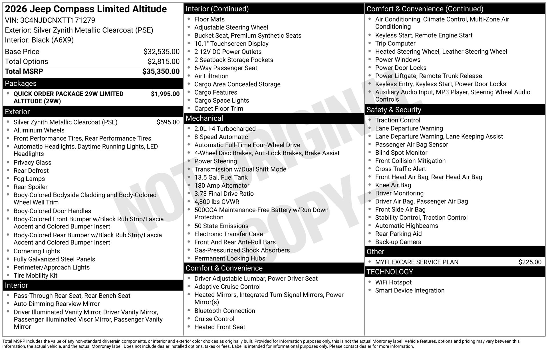 2026 Jeep Compass Limited 2026 Jeep Compass Limited