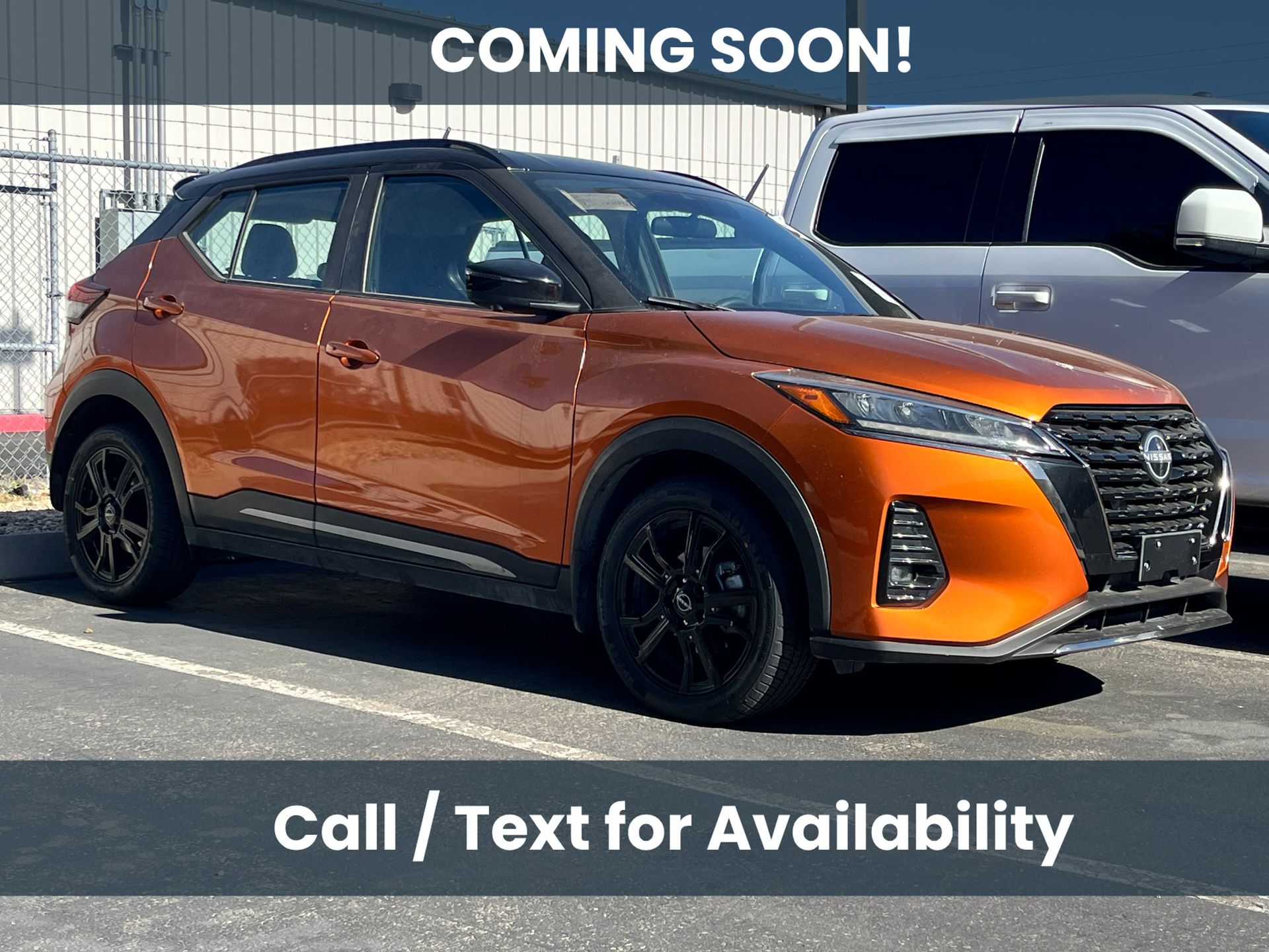 Monarch Orange Metallic/Super Black 2024 Nissan Kicks SR FWD SUV / Crossover Front-Wheel Drive Continuously Variable Transmission