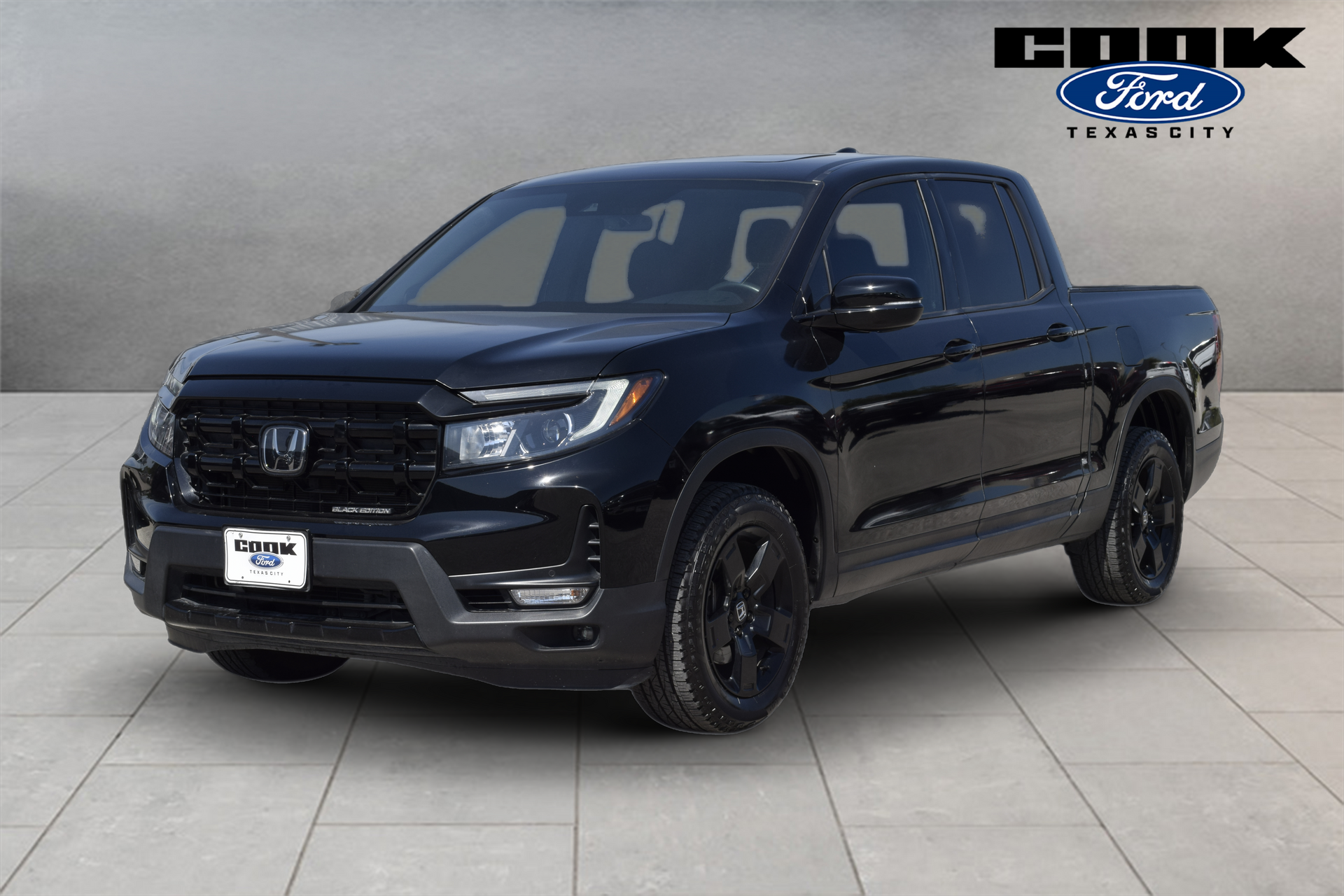 Black 2024 Honda Ridgeline Pickup Truck All-Wheel Drive 9-Speed Automatic