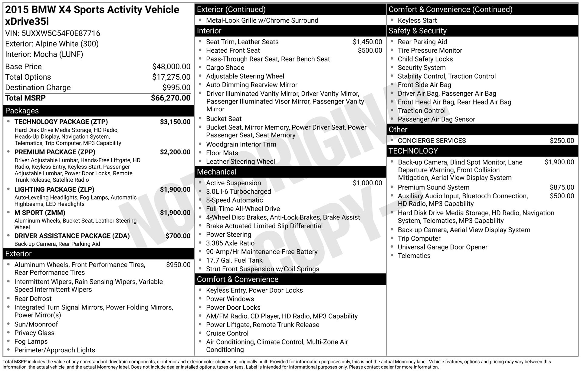 2015 BMW X4 - Image 3