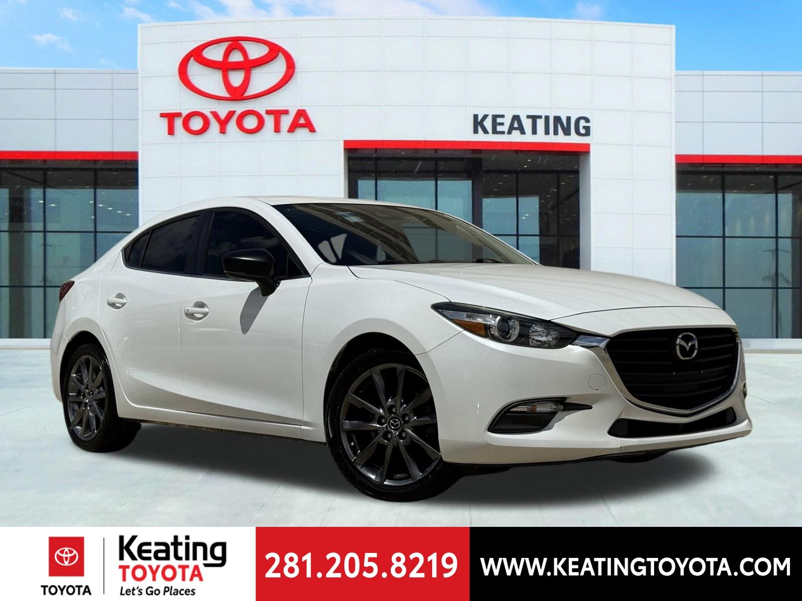 Snowflake White Pearl Mica 2018 Mazda MAZDA3 Touring Sedan Front-Wheel Drive 6-Speed Automatic