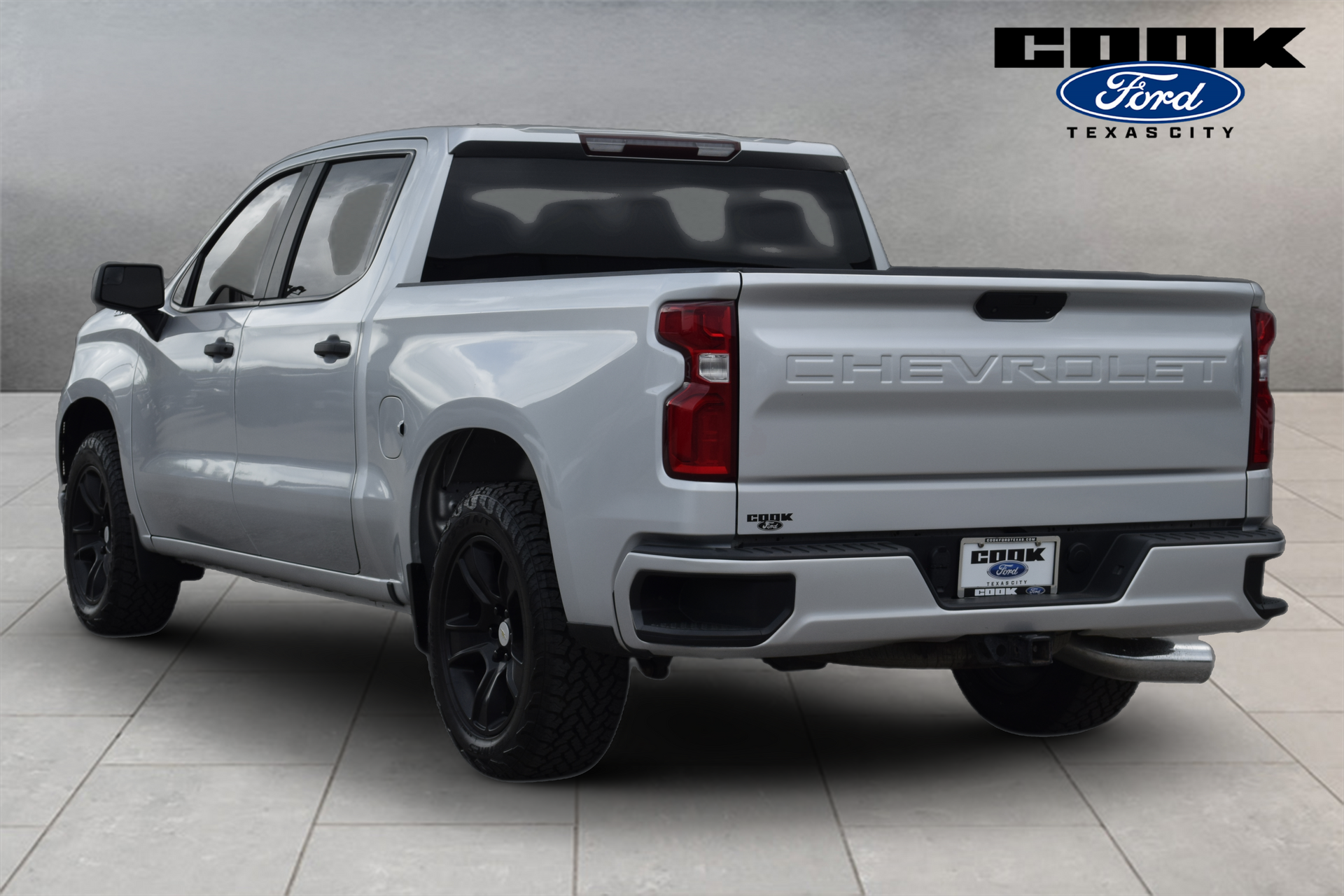 2020 Chevrolet Silverado 1500 Custom Silver at Bayway Cadillac of The Woodlands