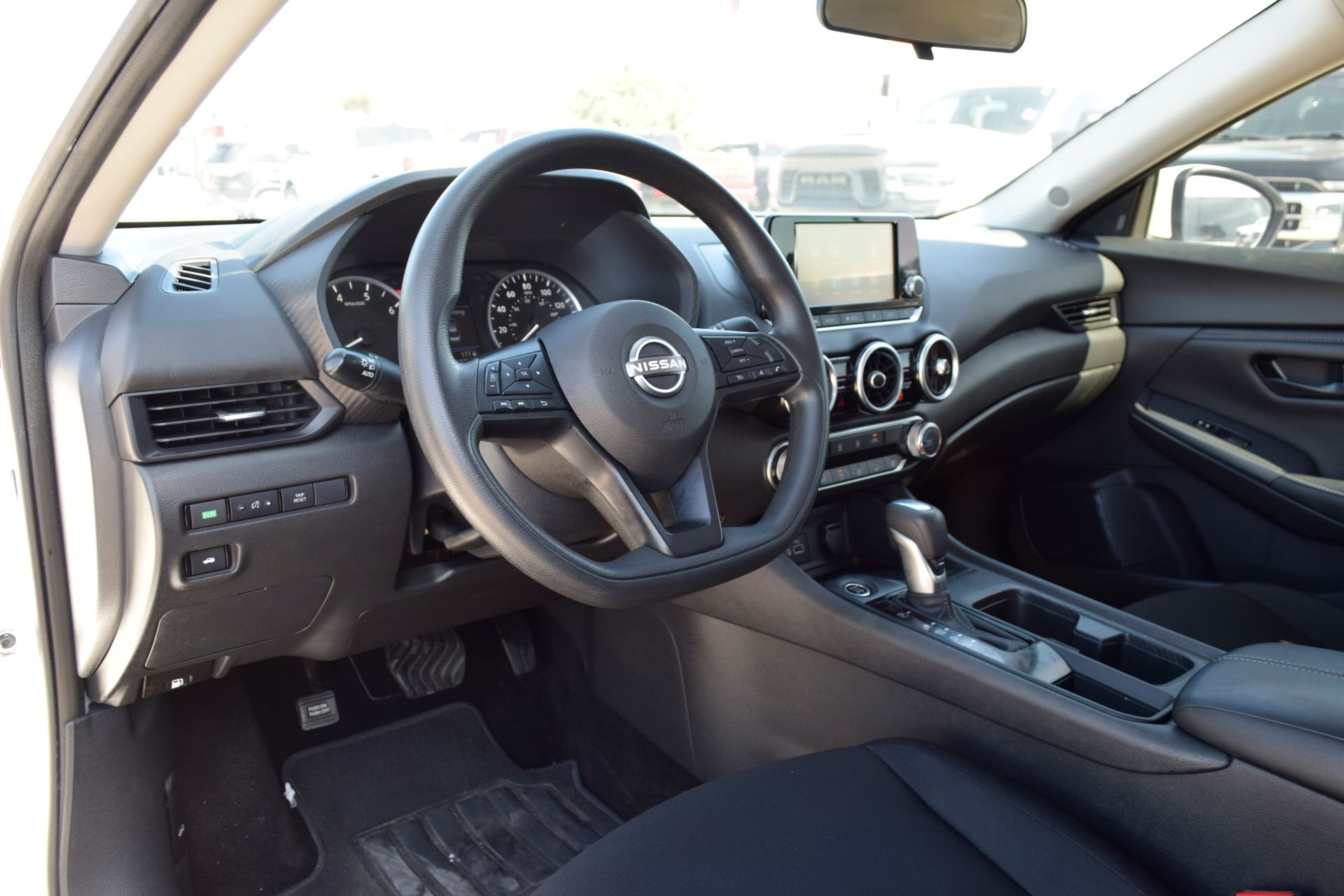 2024 Nissan Sentra S White at Central Houston Nissan