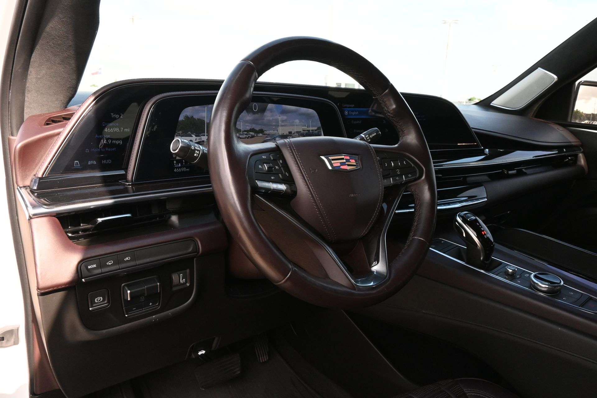 2022 Cadillac Escalade ESV Sport Platinum White at DeMontrond Automotive Group