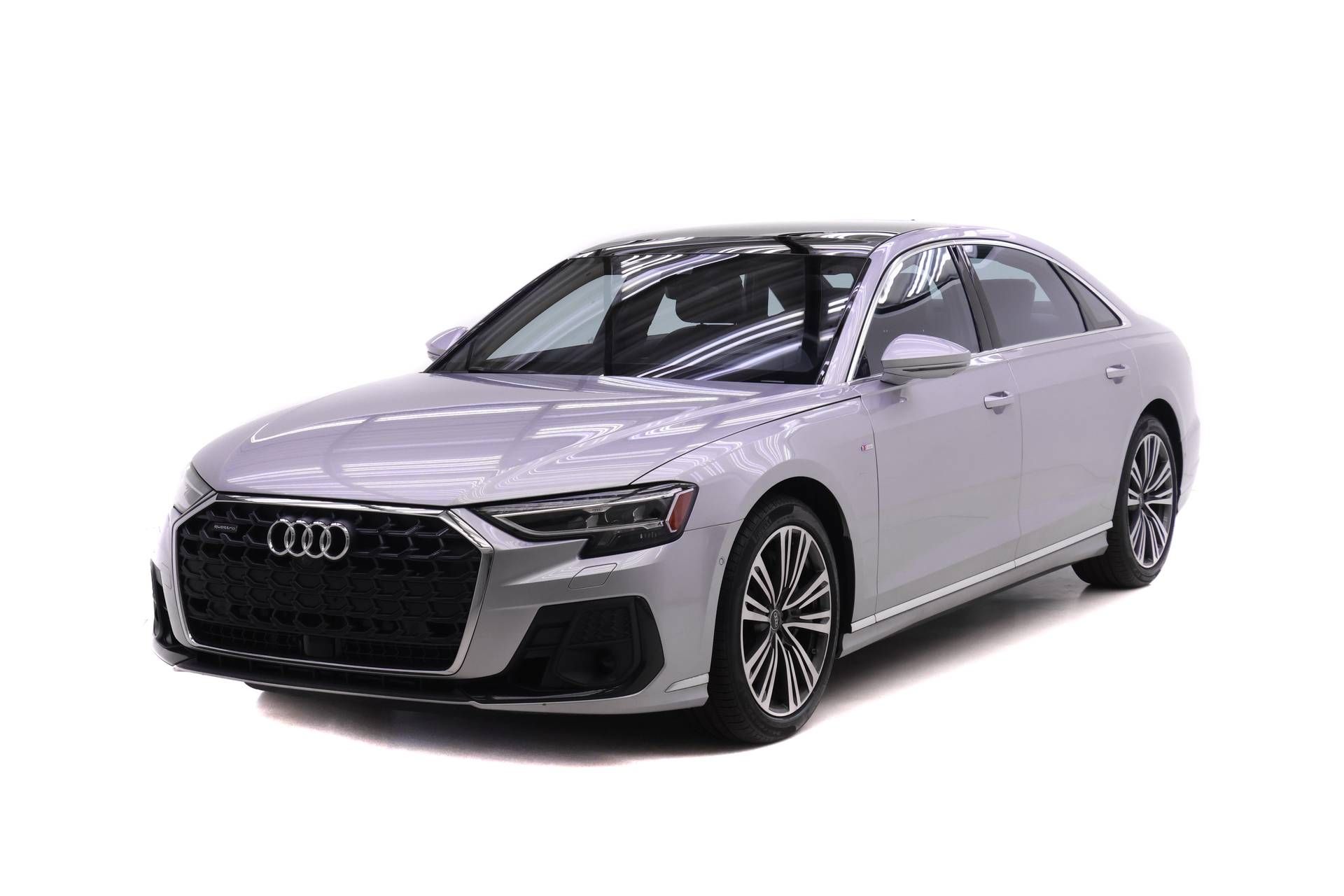 Florett Silver Metallic 2023 Audi A8 L quattro 55 TFSI Sedan All-Wheel Drive 8-Speed Automatic