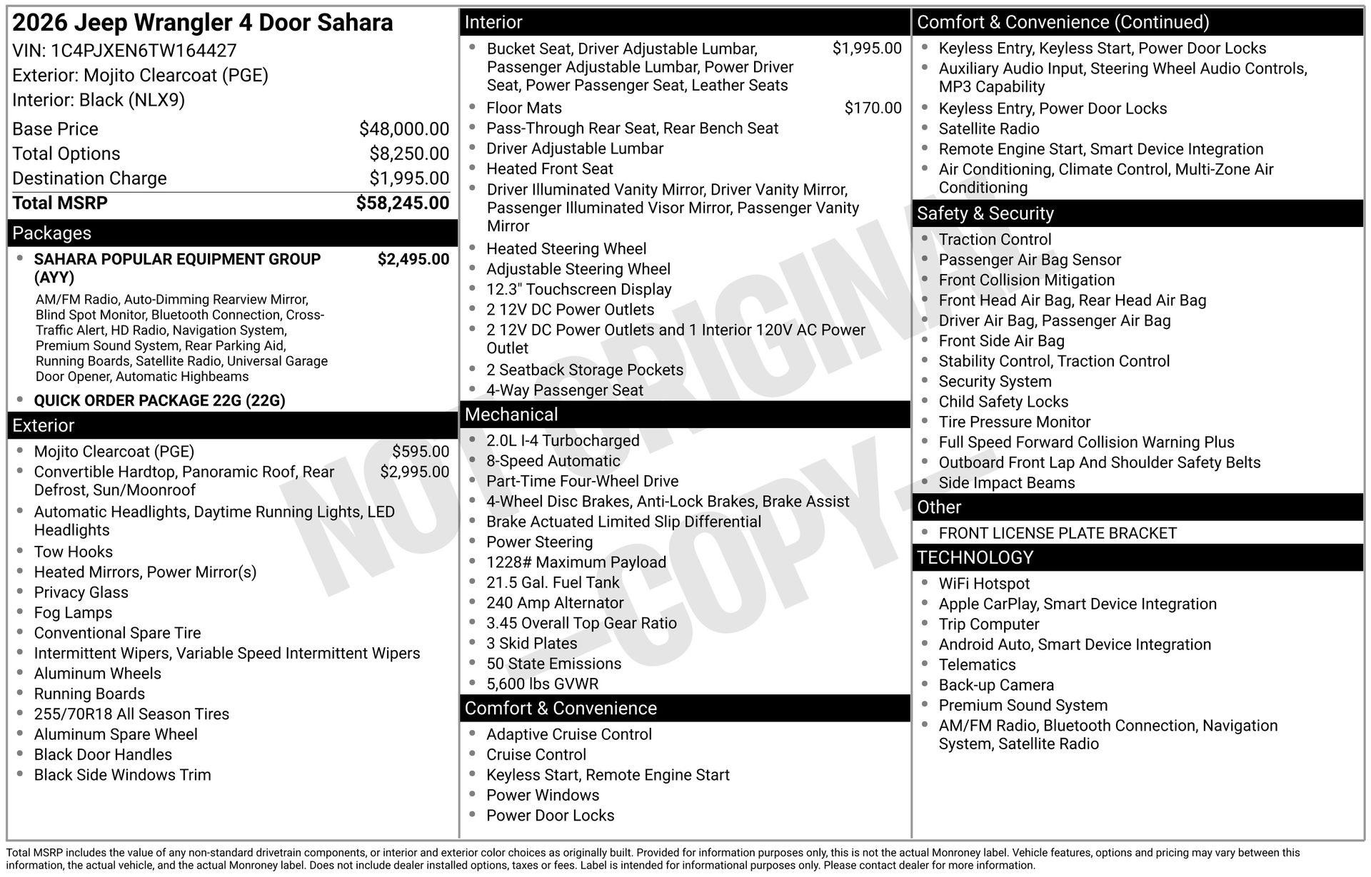 2026 JEEP WRANGLER - Image 1