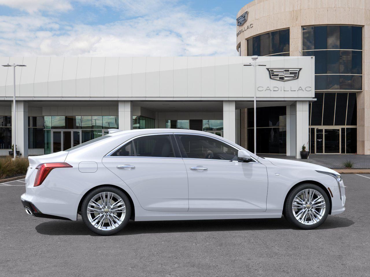 2026 Cadillac CT4 Premium Luxury White at Bayway Cadillac Southwest