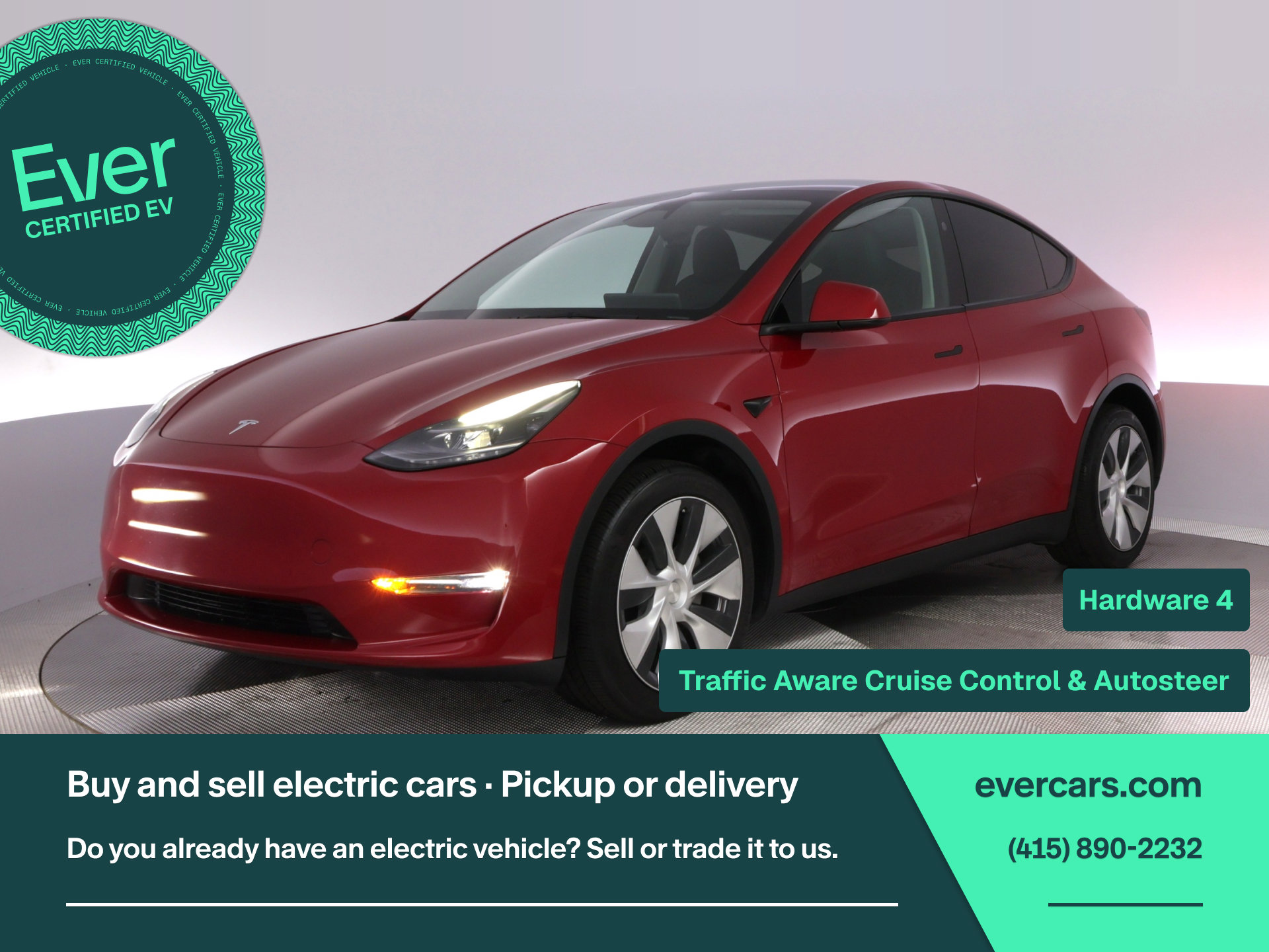 Red Multi-Coat 2023 Tesla Model Y SUV / Crossover All-Wheel Drive 1-Speed Automatic