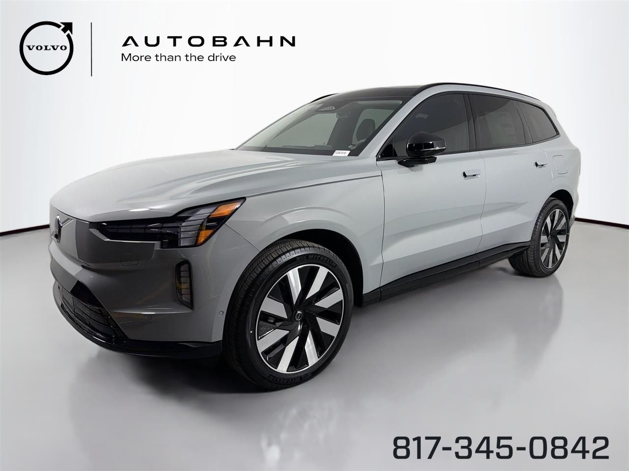 Gray (Vapour Grey Metallic) 2026 Volvo EX90 Twin Plus 7-Passenger eAWD SUV / Crossover All-Wheel Drive 1-Speed Automatic