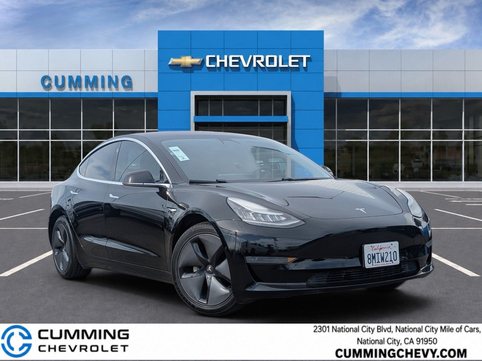 2019 Tesla Model 3 Negro Sedán Tracción trasera 1 velocidad Automática