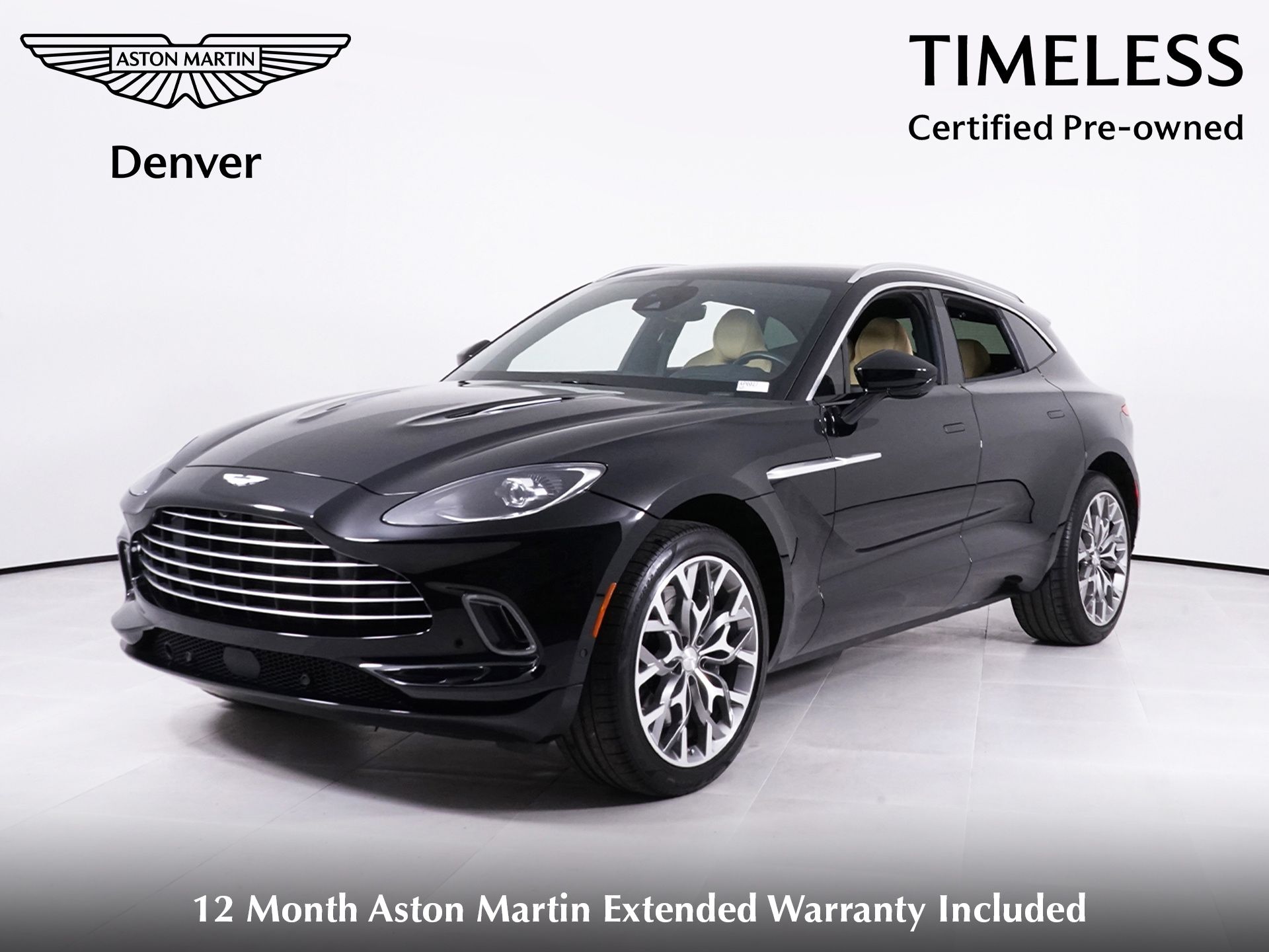 Jet Black 2023 Aston Martin DBX AWD SUV / Crossover All-Wheel Drive 9-Speed Automatic